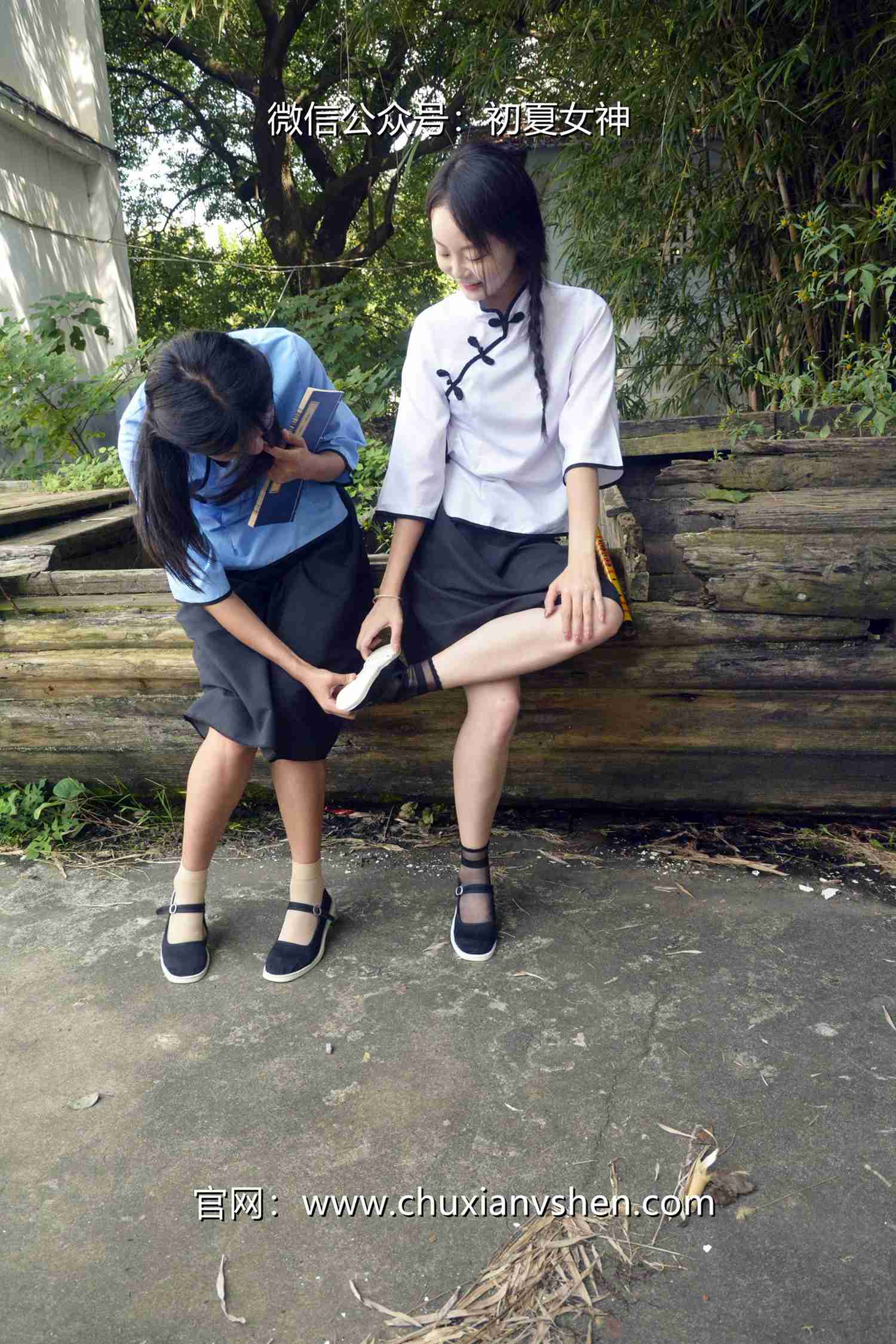 图片[35]-初夏女神 NO.087 点点、双双 民国姐妹[180P] – 速更版-美库