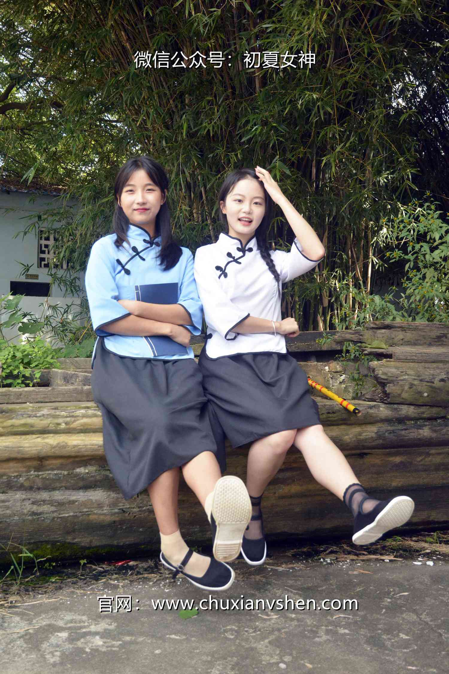 图片[39]-初夏女神 NO.087 点点、双双 民国姐妹[180P] – 速更版-美库