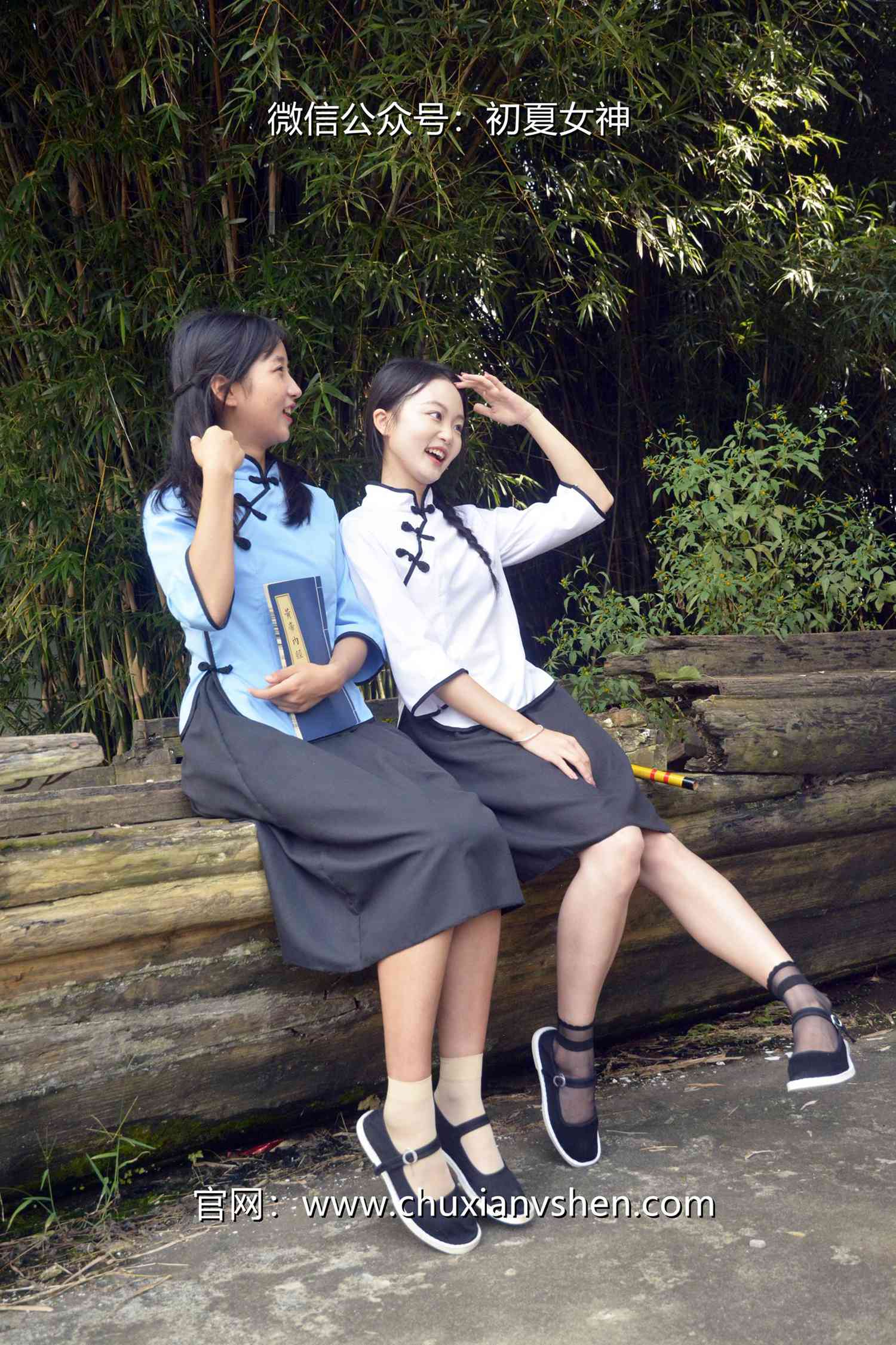 图片[42]-初夏女神 NO.087 点点、双双 民国姐妹[180P] – 速更版-美库