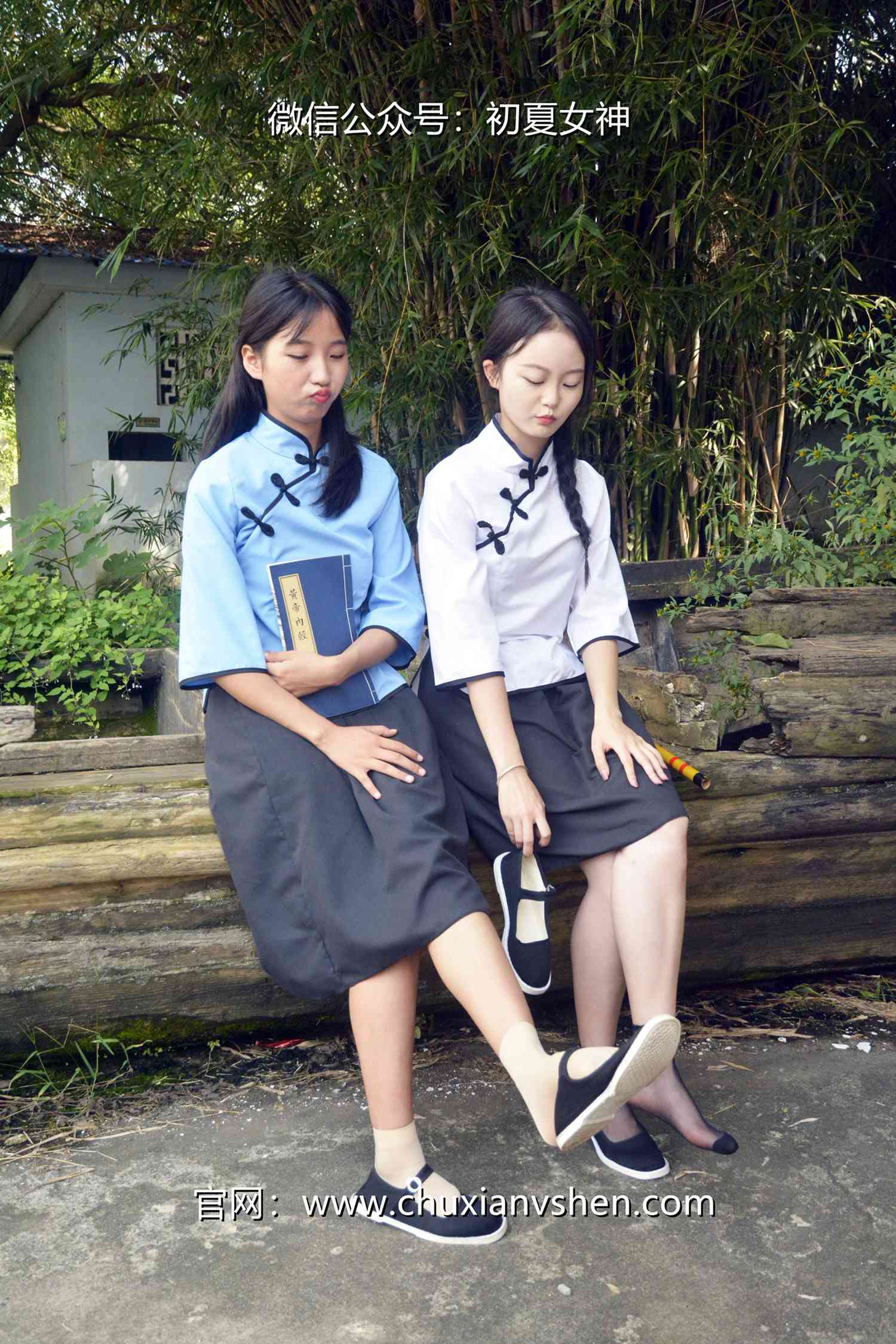 图片[47]-初夏女神 NO.087 点点、双双 民国姐妹[180P] – 速更版-美库