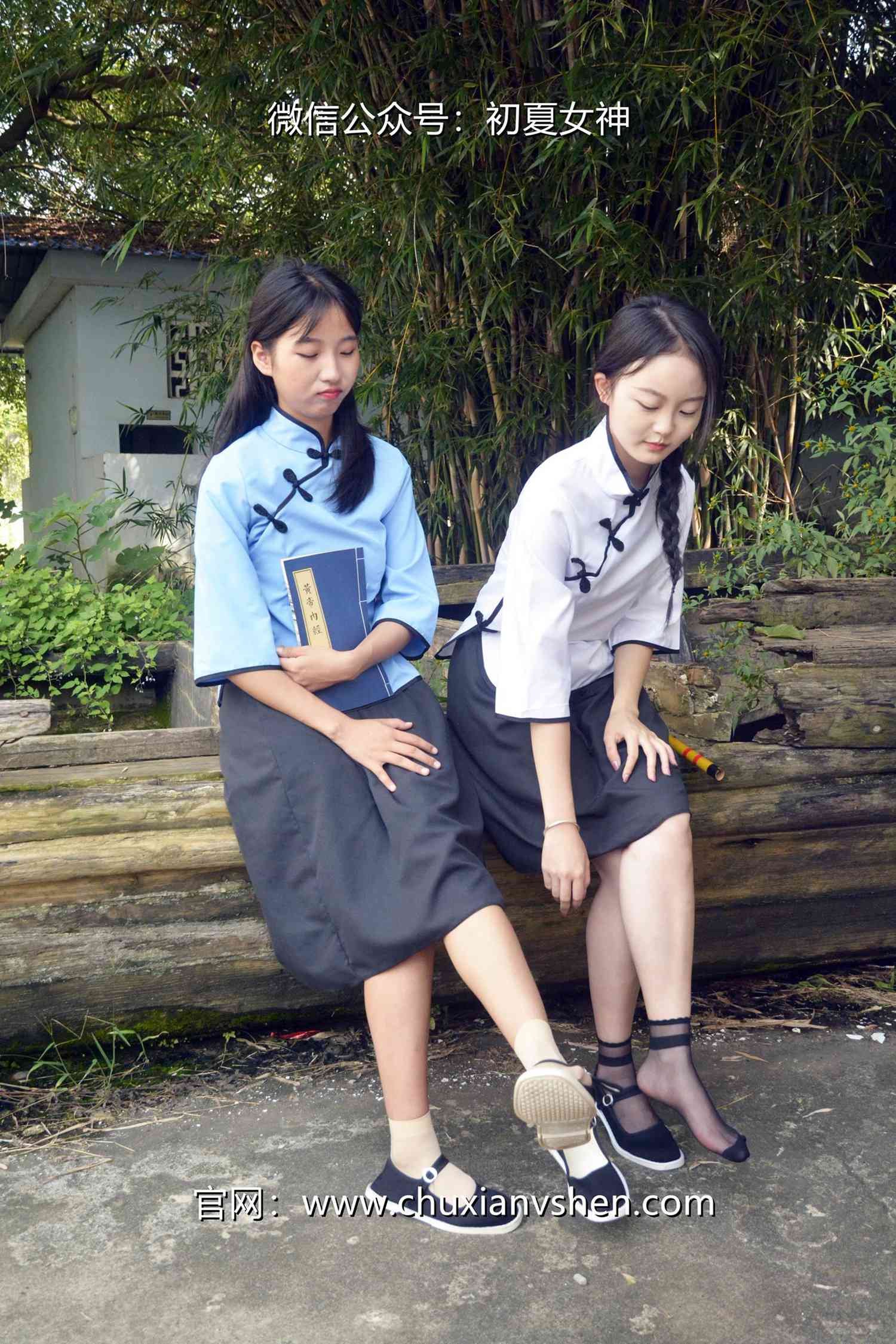 图片[48]-初夏女神 NO.087 点点、双双 民国姐妹[180P] – 速更版-美库