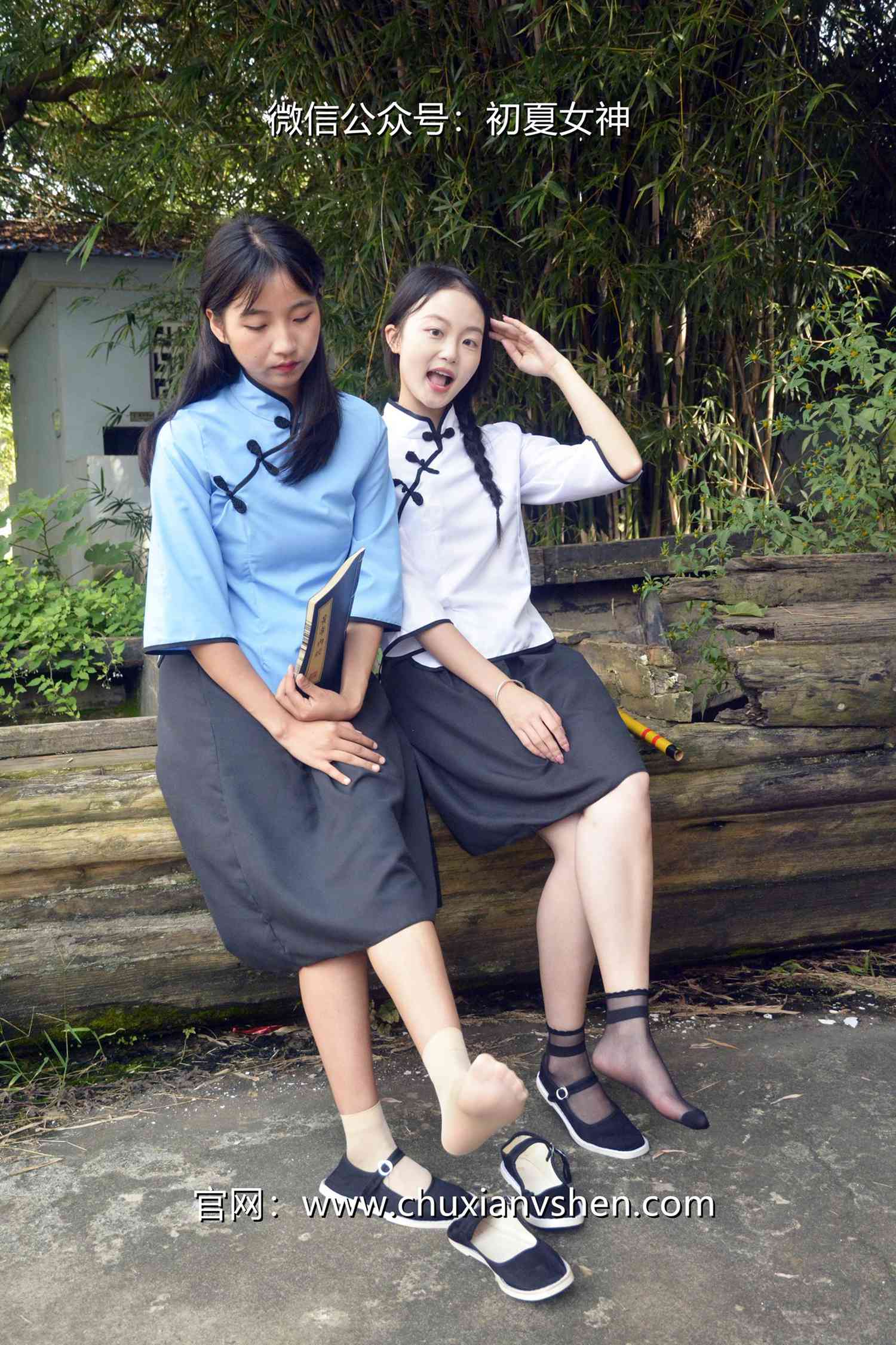 图片[49]-初夏女神 NO.087 点点、双双 民国姐妹[180P] – 速更版-美库