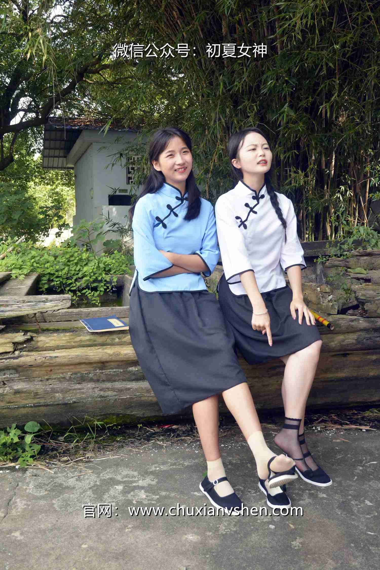 图片[53]-初夏女神 NO.087 点点、双双 民国姐妹[180P] – 速更版-美库