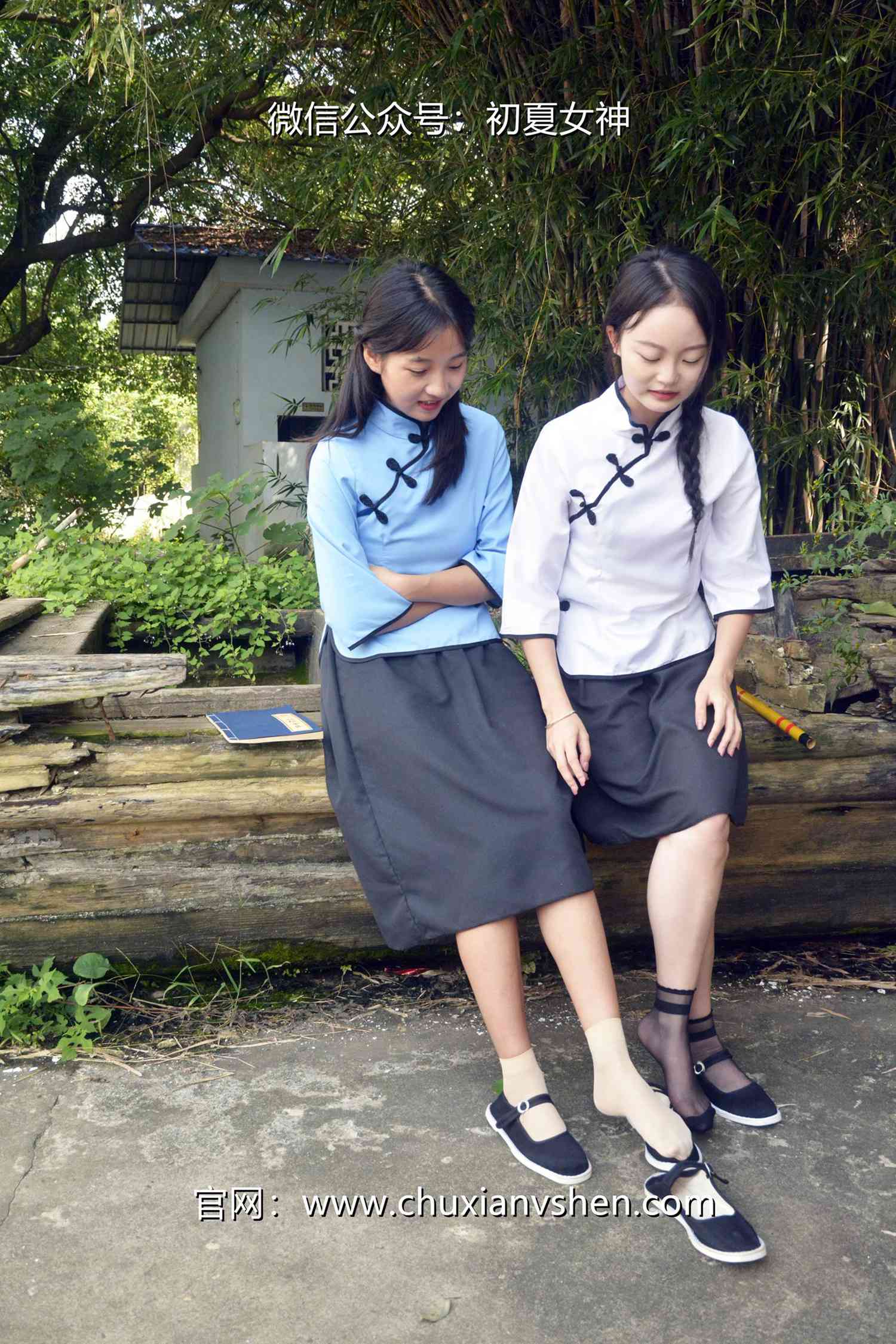 图片[54]-初夏女神 NO.087 点点、双双 民国姐妹[180P] – 速更版-美库