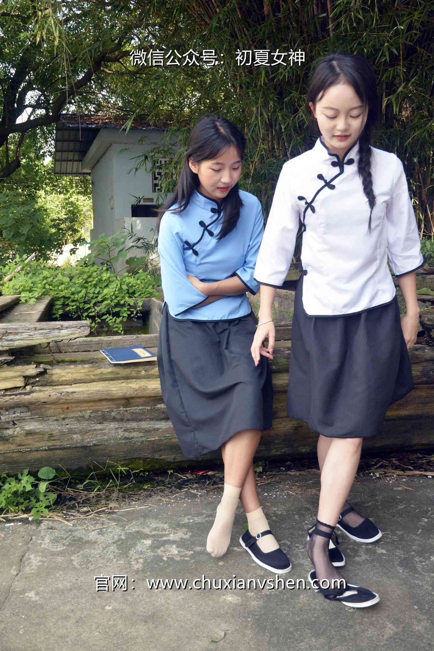 图片[55]-初夏女神 NO.087 点点、双双 民国姐妹[180P] – 速更版-美库