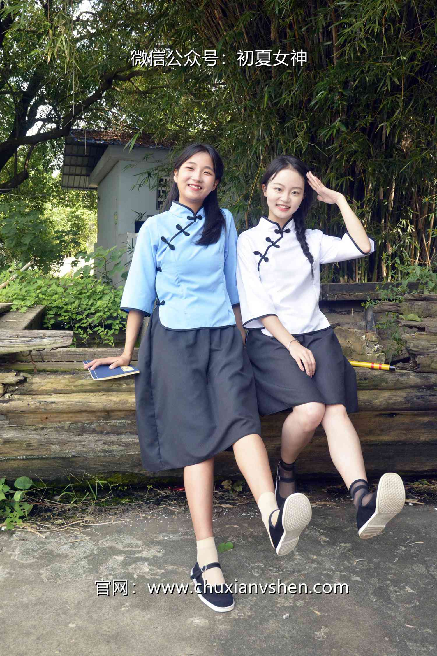 图片[56]-初夏女神 NO.087 点点、双双 民国姐妹[180P] – 速更版-美库