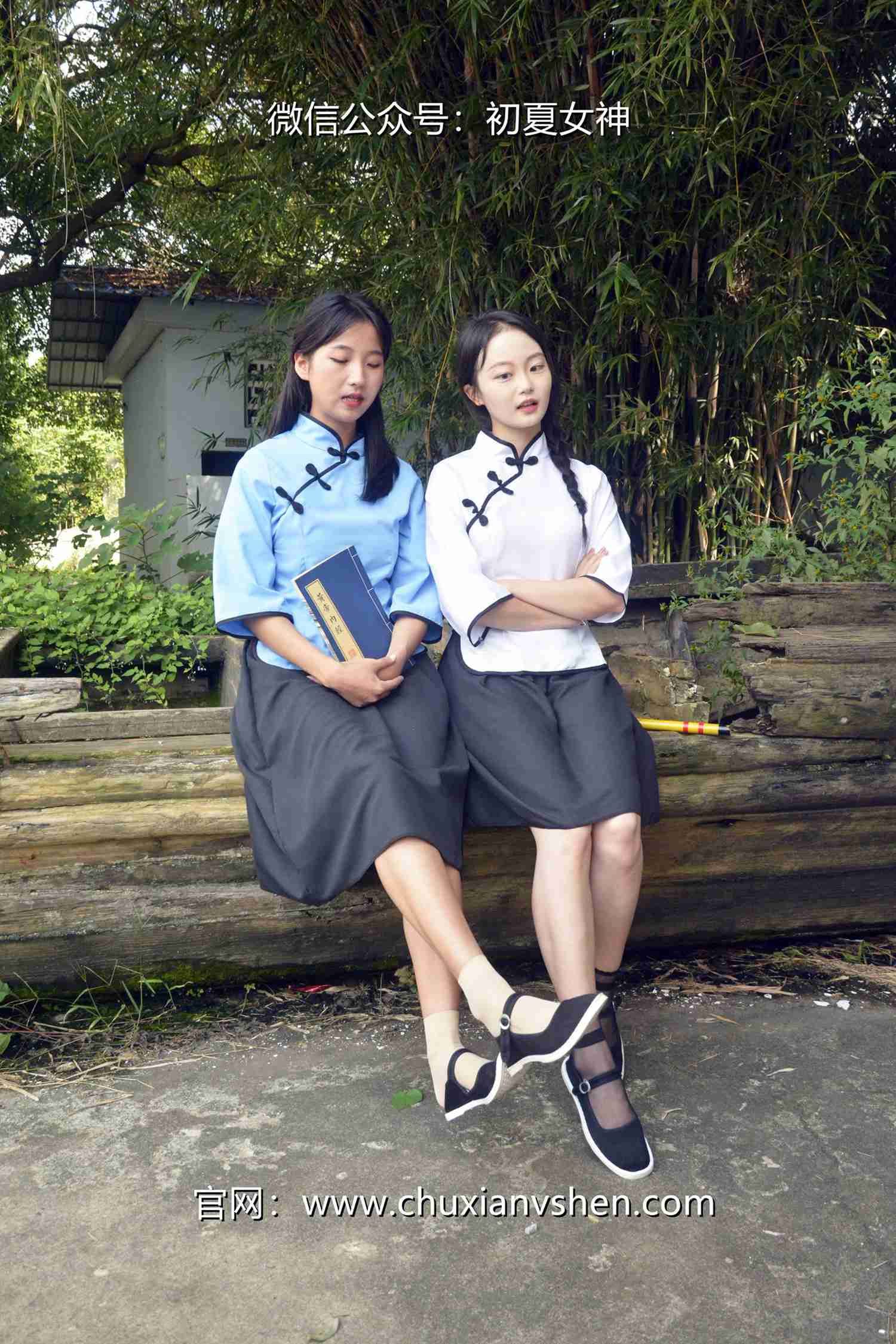 图片[57]-初夏女神 NO.087 点点、双双 民国姐妹[180P] – 速更版-美库