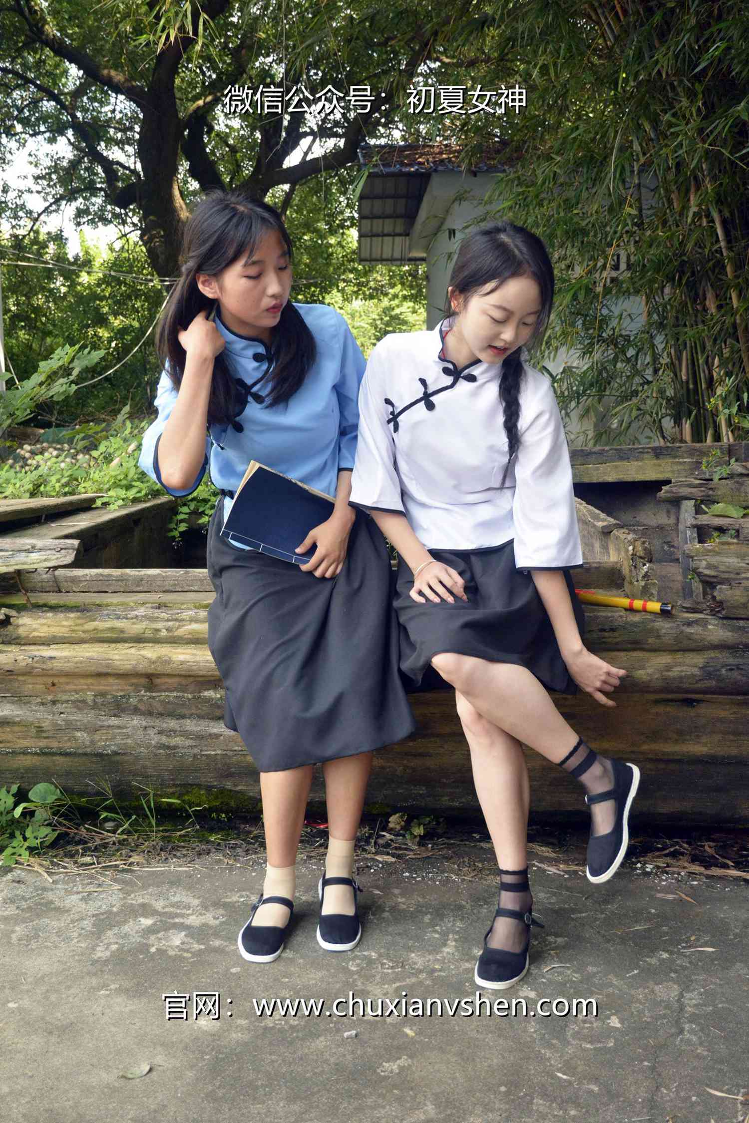 图片[59]-初夏女神 NO.087 点点、双双 民国姐妹[180P] – 速更版-美库