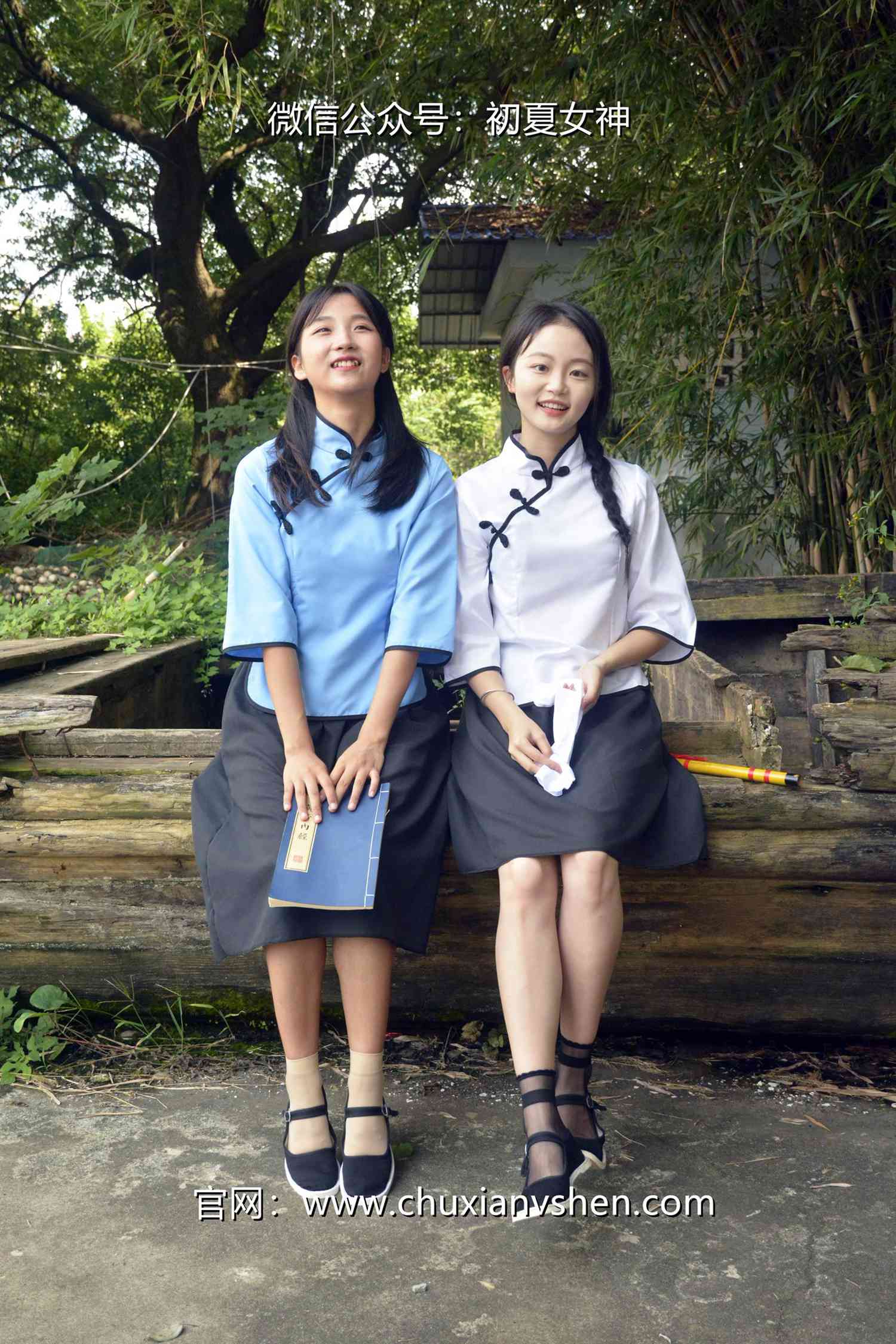 图片[62]-初夏女神 NO.087 点点、双双 民国姐妹[180P] – 速更版-美库