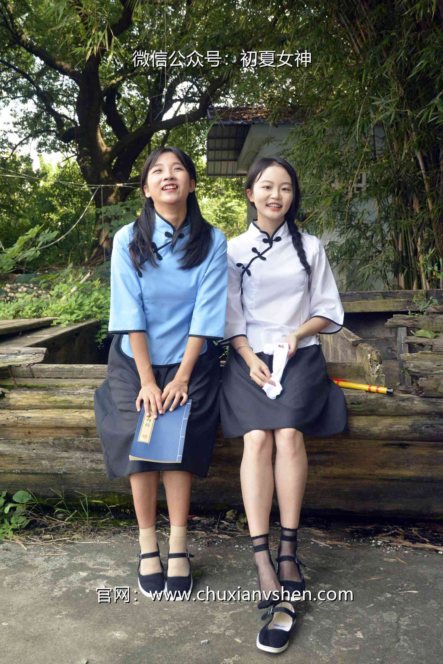 图片[63]-初夏女神 NO.087 点点、双双 民国姐妹[180P] – 速更版-美库
