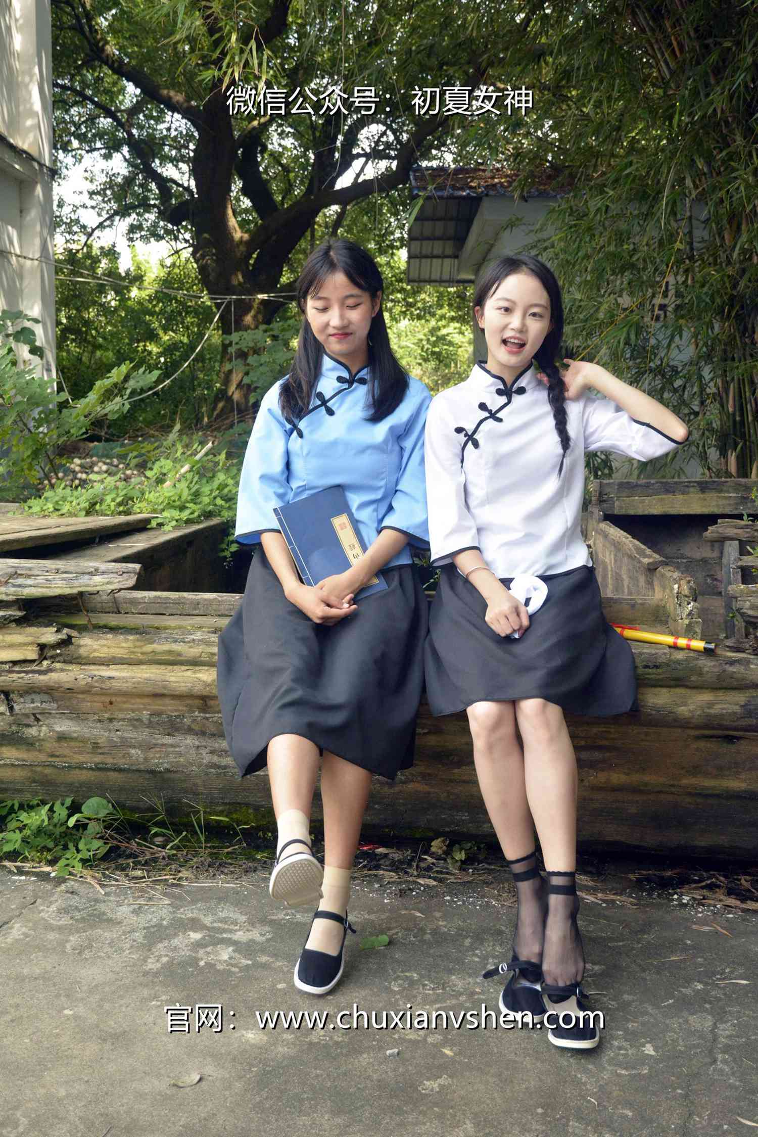 图片[64]-初夏女神 NO.087 点点、双双 民国姐妹[180P] – 速更版-美库