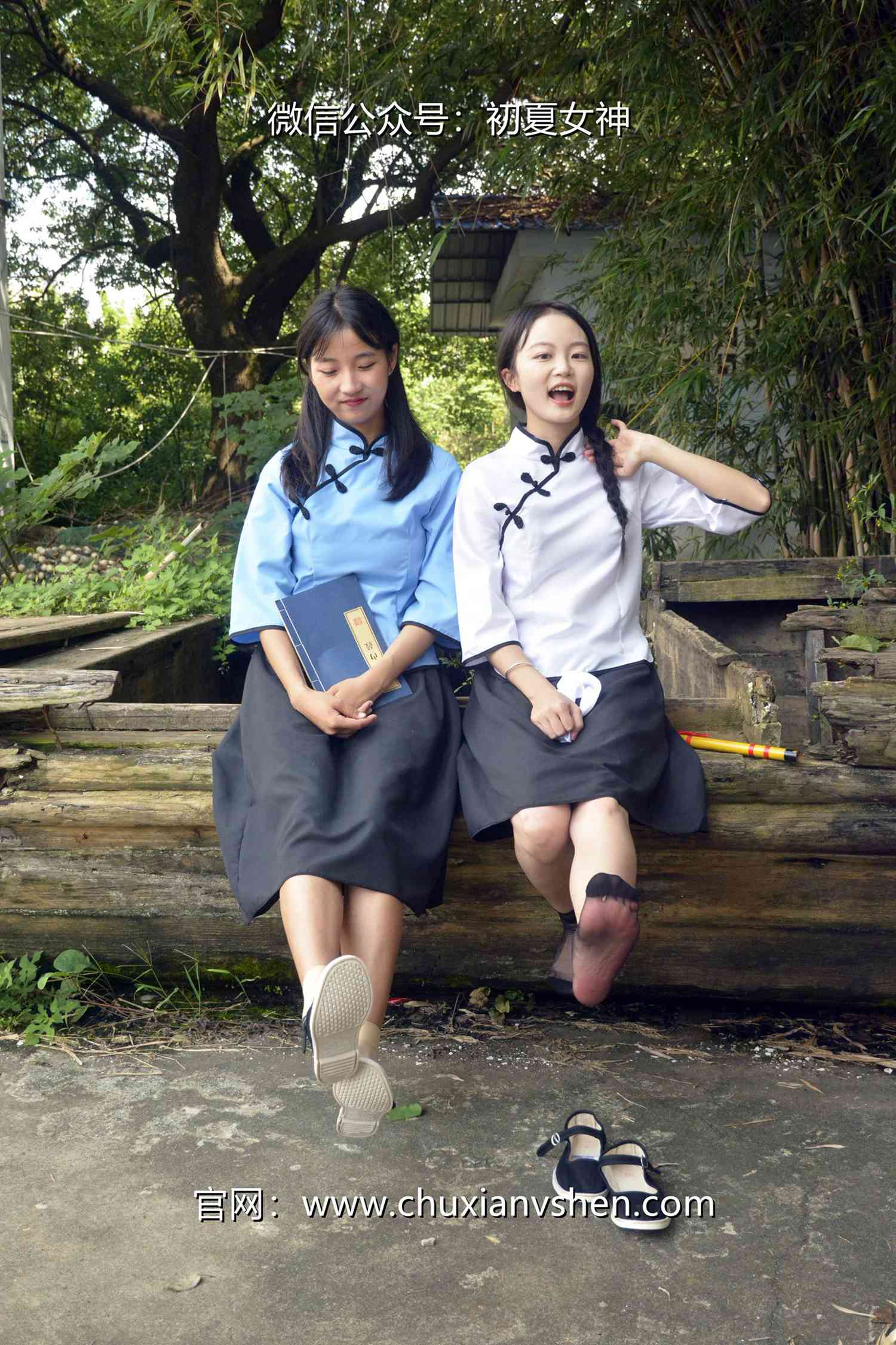图片[65]-初夏女神 NO.087 点点、双双 民国姐妹[180P] – 速更版-美库