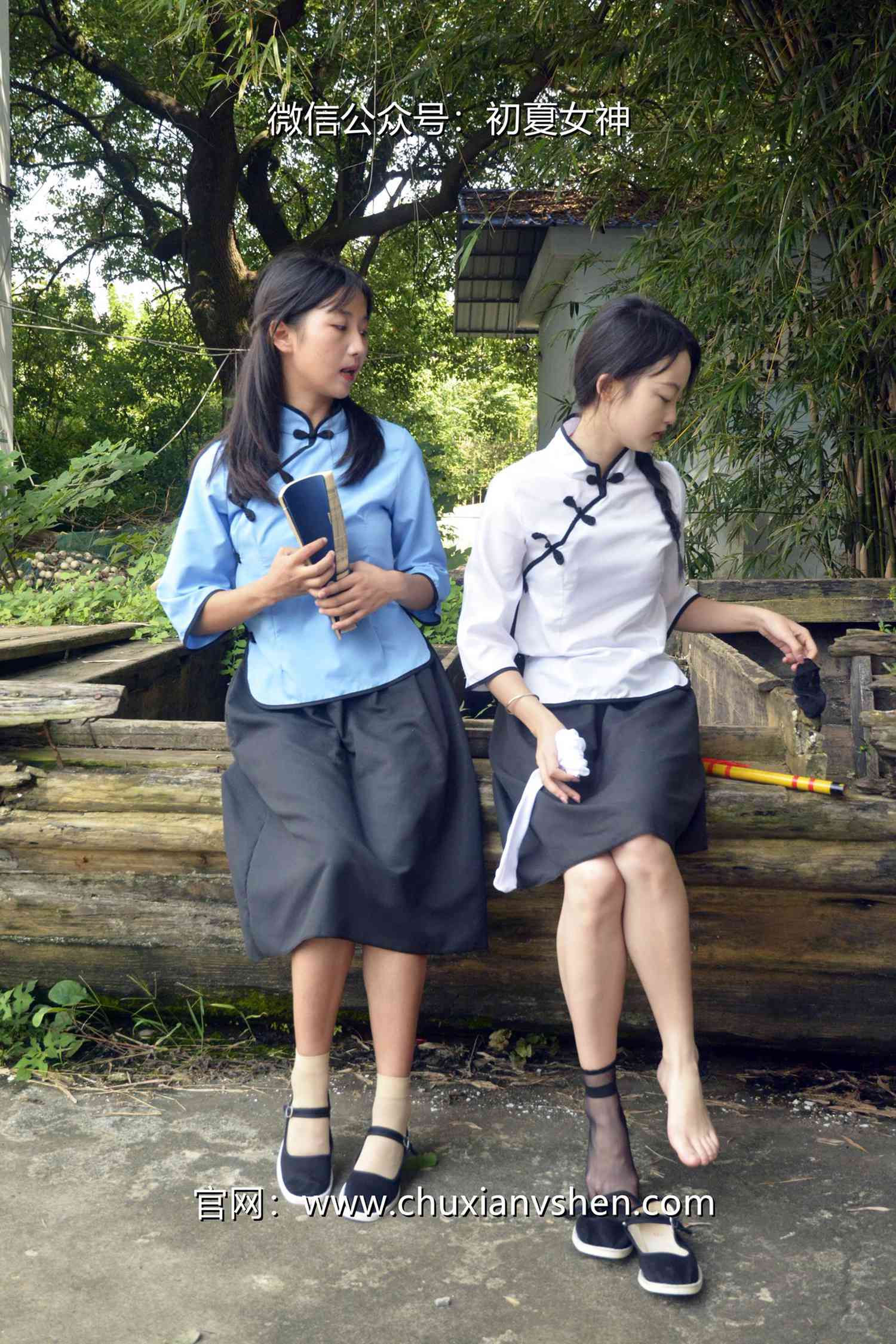 图片[68]-初夏女神 NO.087 点点、双双 民国姐妹[180P] – 速更版-美库