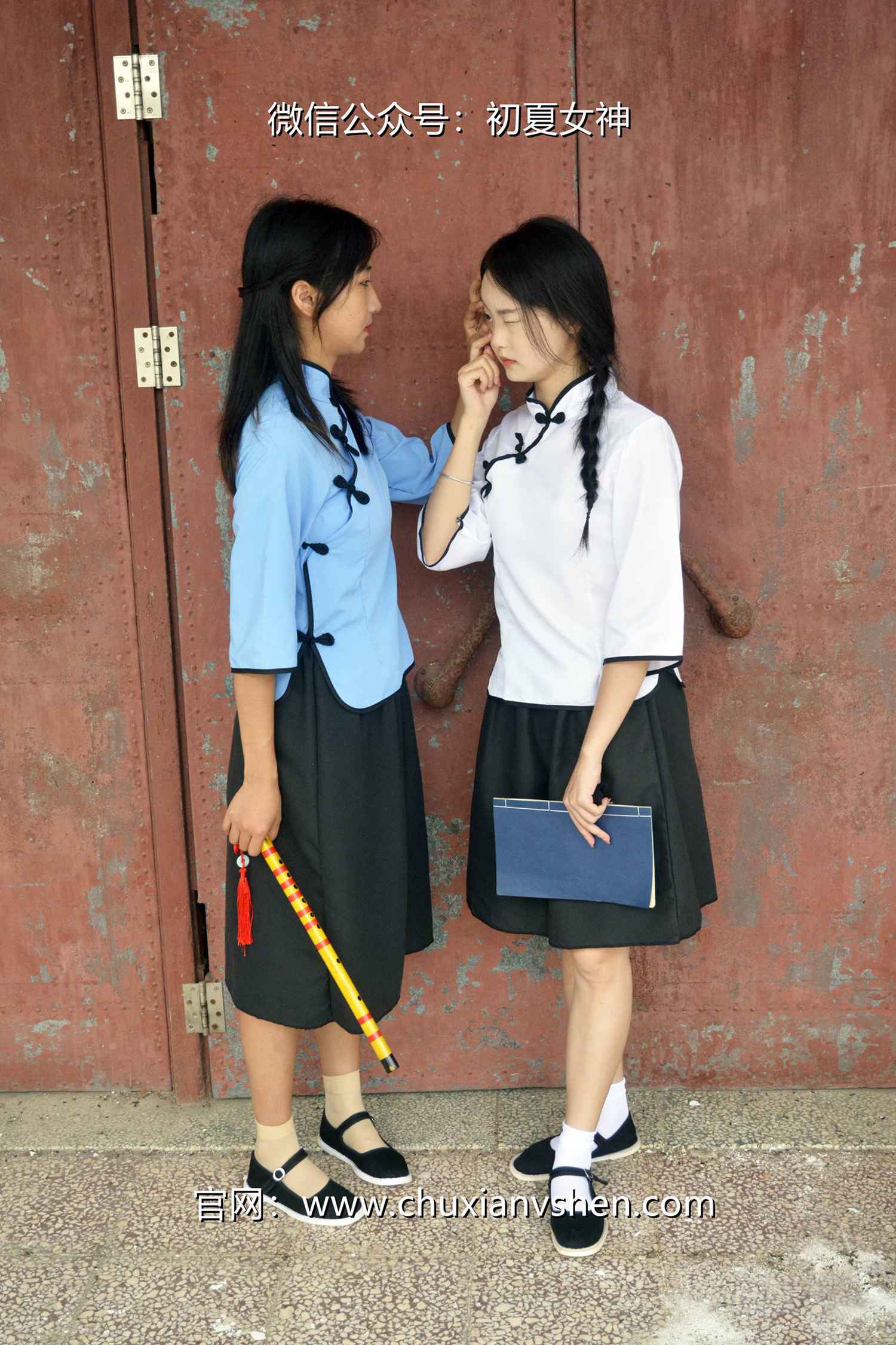 图片[73]-初夏女神 NO.087 点点、双双 民国姐妹[180P] – 速更版-美库