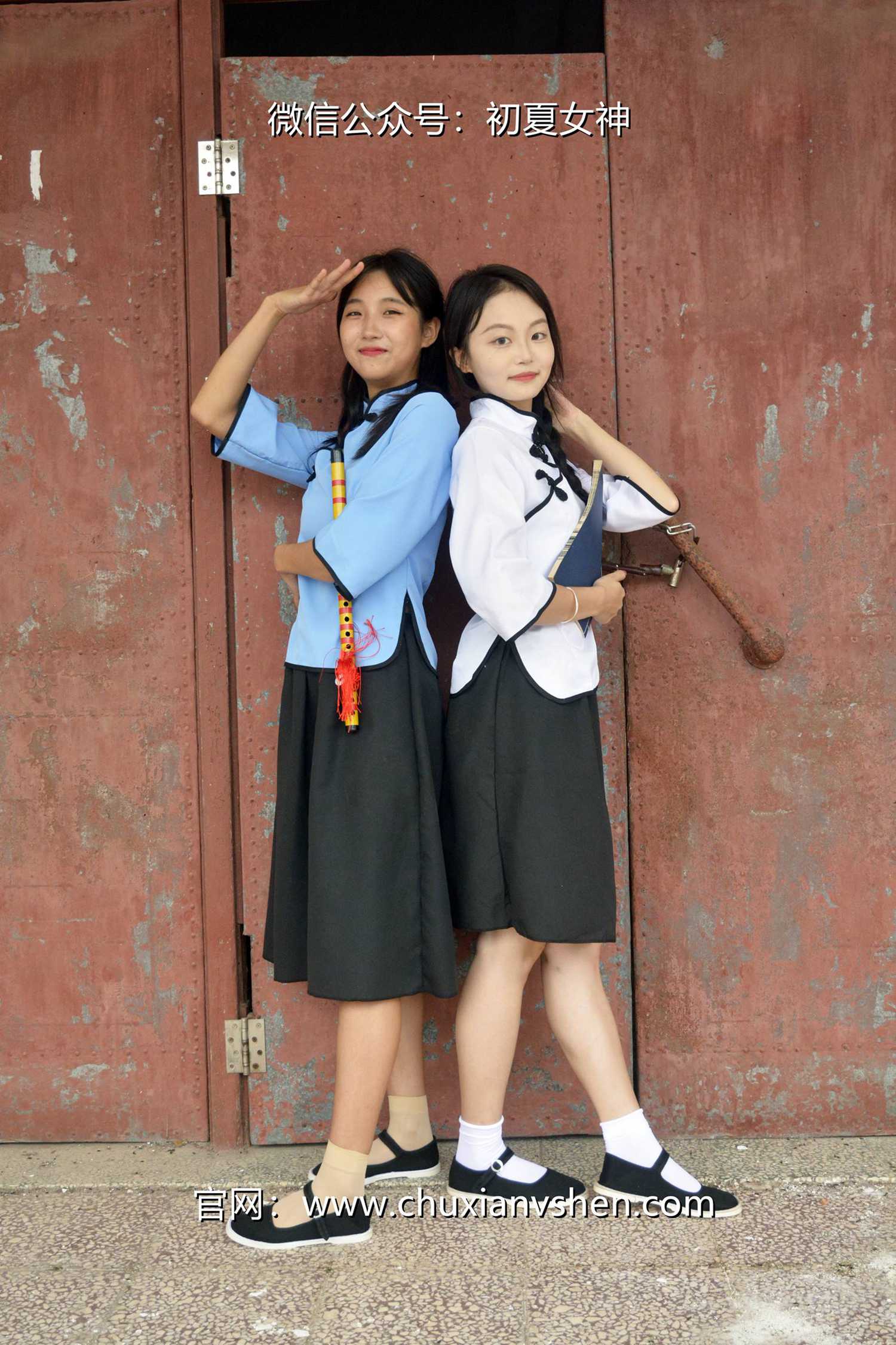 图片[76]-初夏女神 NO.087 点点、双双 民国姐妹[180P] – 速更版-美库