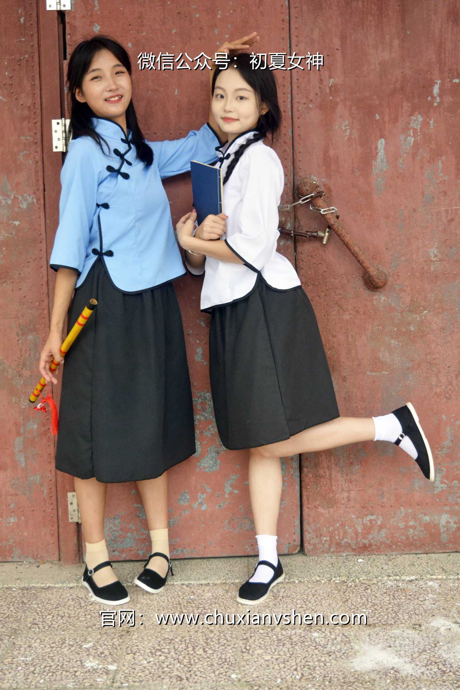 图片[77]-初夏女神 NO.087 点点、双双 民国姐妹[180P] – 速更版-美库