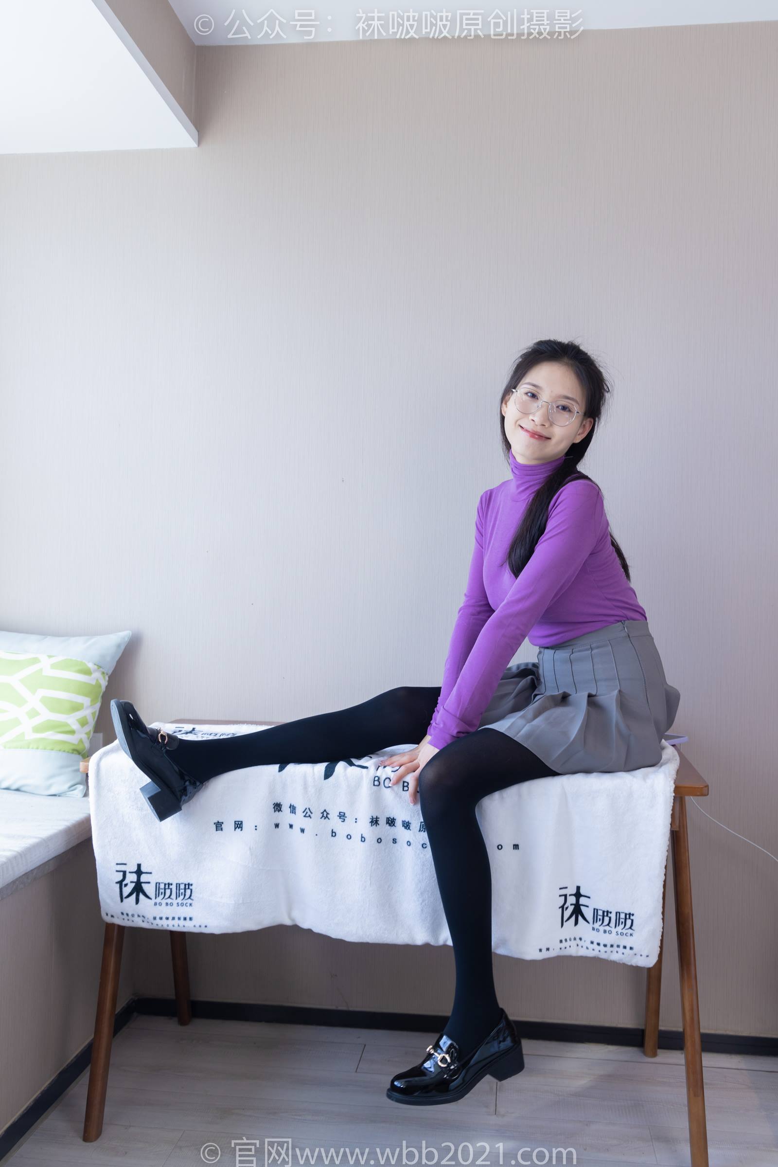 图片[32]-[BoBoSocks袜啵啵]NO.310 芝士-皮鞋、厚黑丝[140P] – 速更版-美库