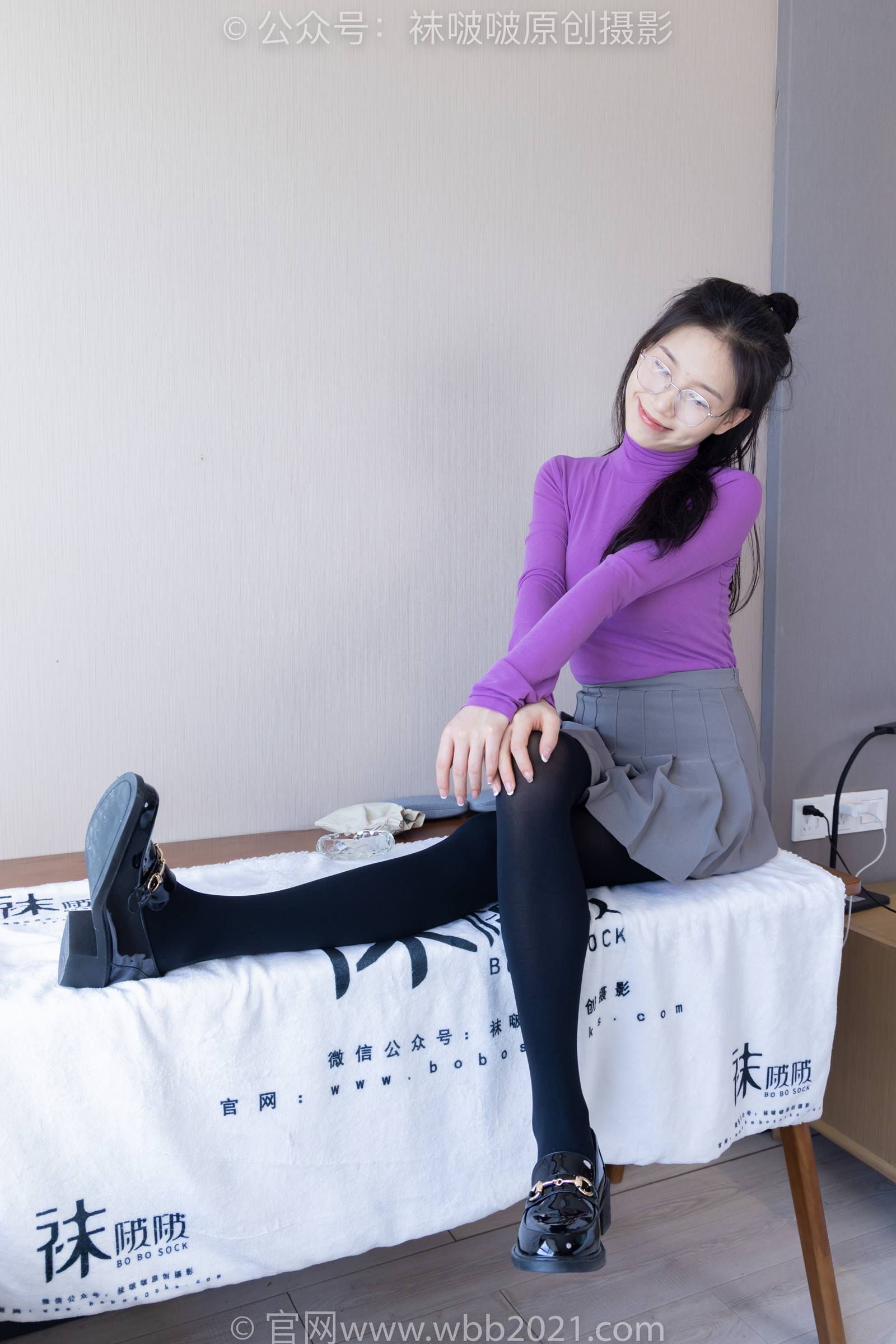 图片[45]-[BoBoSocks袜啵啵]NO.310 芝士-皮鞋、厚黑丝[140P] – 速更版-美库