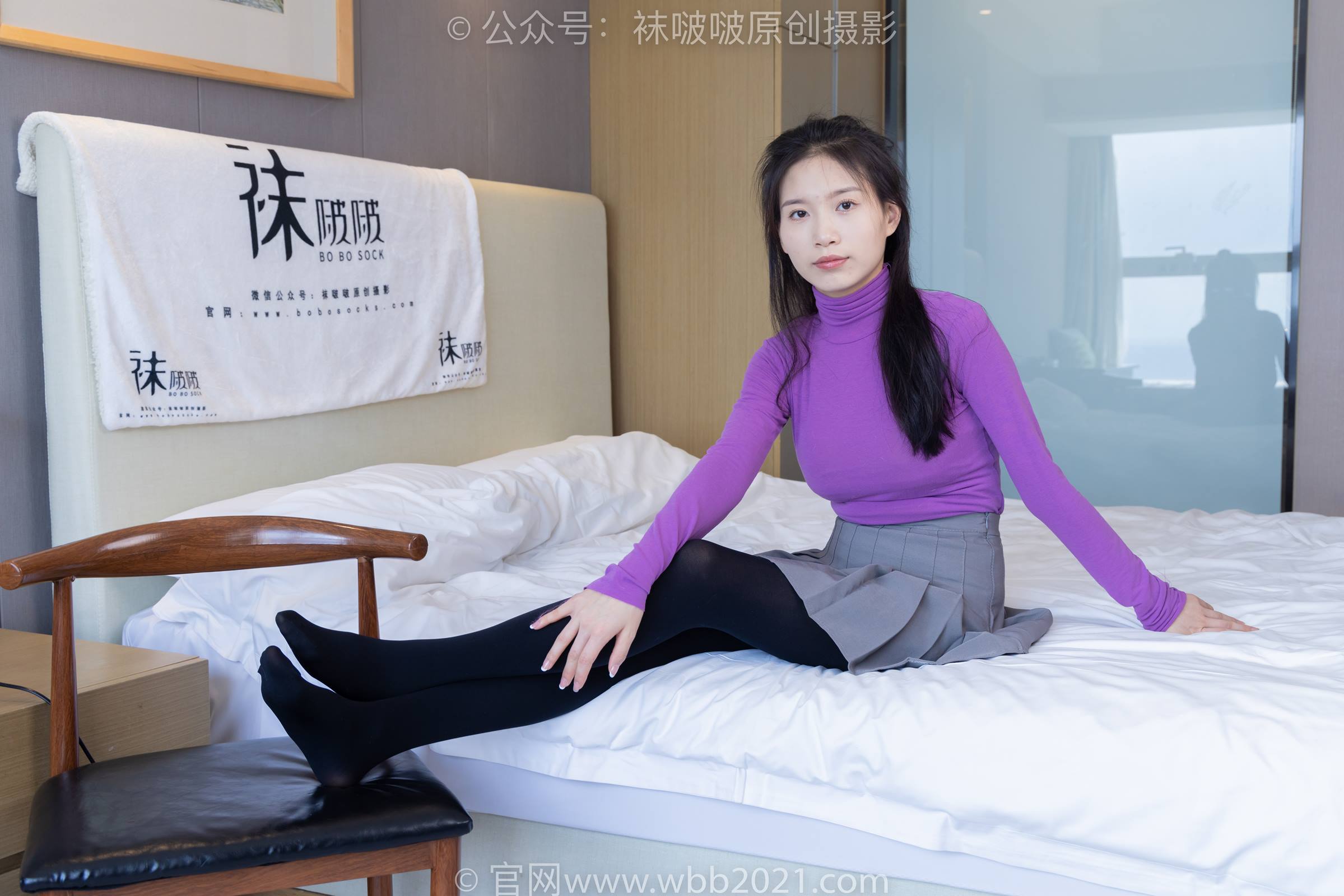 图片[66]-[BoBoSocks袜啵啵]NO.310 芝士-皮鞋、厚黑丝[140P] – 速更版-美库