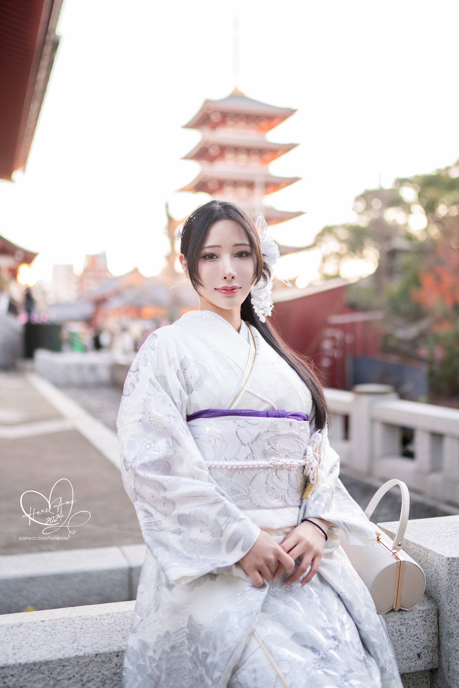 图片[13]-雨波_HaneAme Original 2024 New year Silver Kimono[32P] – 速更版-美库