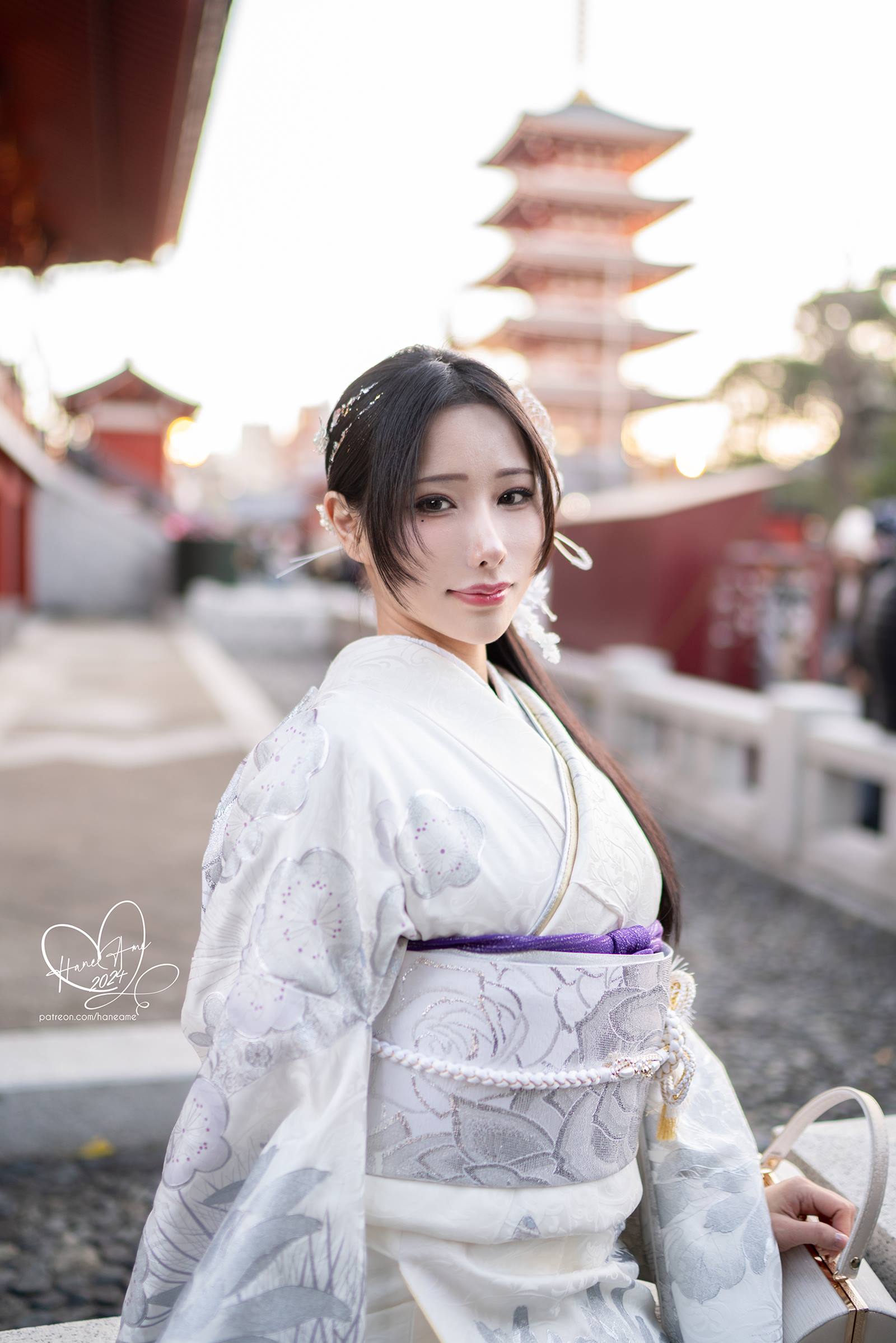 图片[15]-雨波_HaneAme Original 2024 New year Silver Kimono[32P] – 速更版-美库