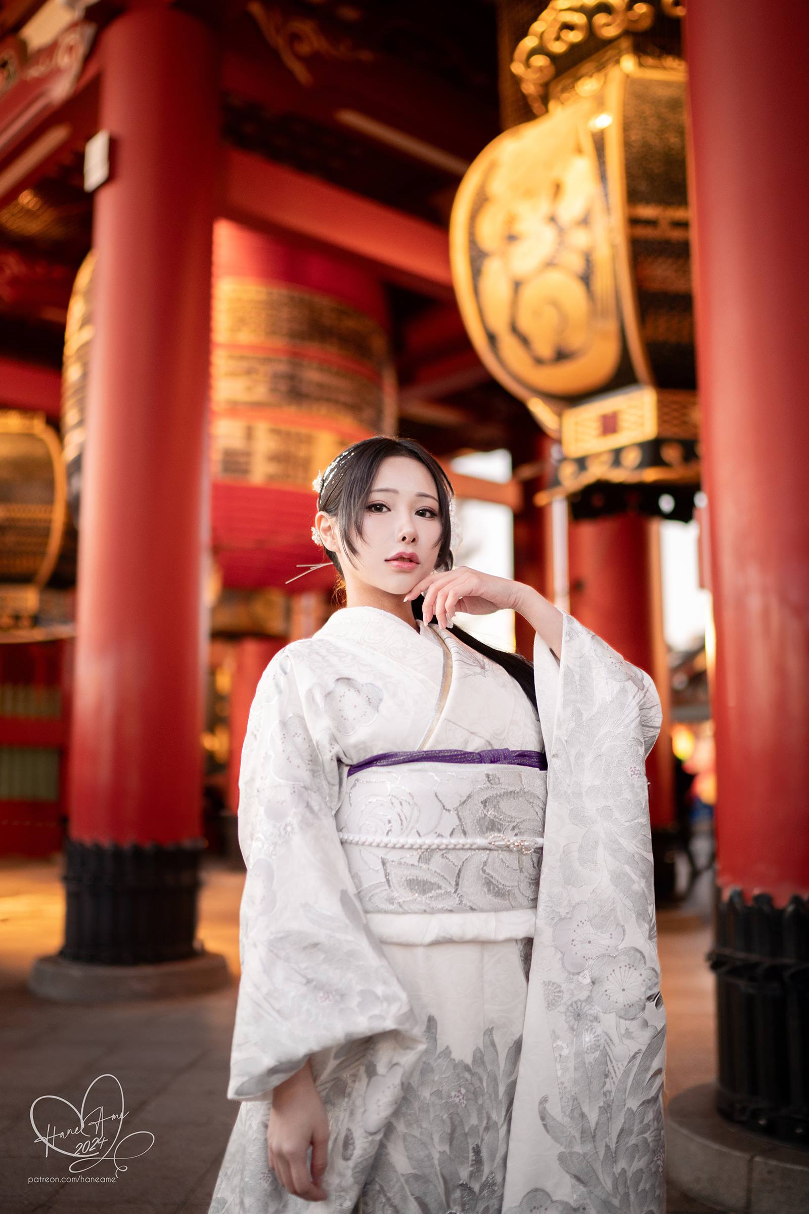 图片[20]-雨波_HaneAme Original 2024 New year Silver Kimono[32P] – 速更版-美库