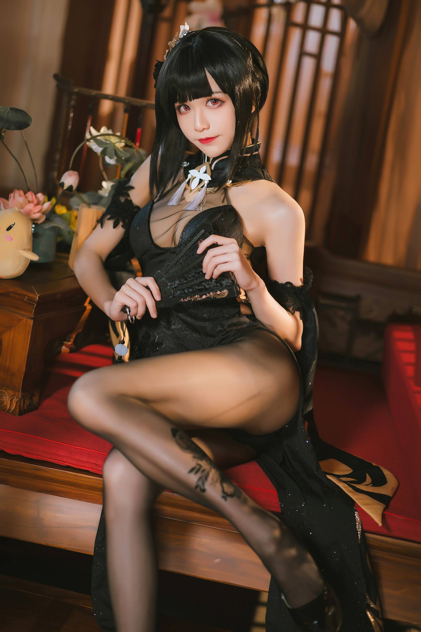 图片[10]-Tomoyo酱 碧蓝航线 镇海旗袍[27P] – 速更版-美库