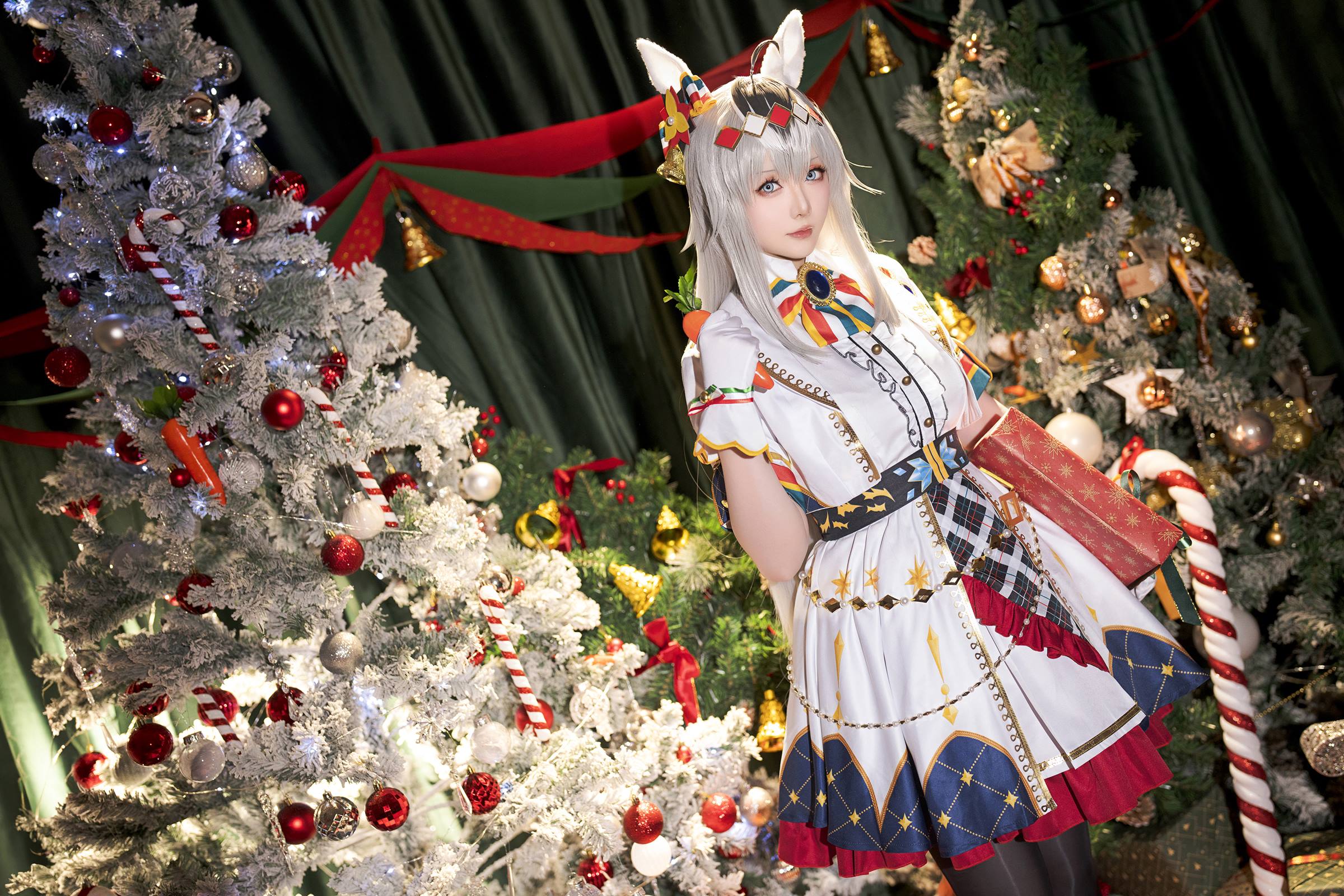 图片[11]-星之迟迟 2023年12月计划赠品 赛马娘 小栗帽 圣诞衣装 [48P] – 速更版-美库