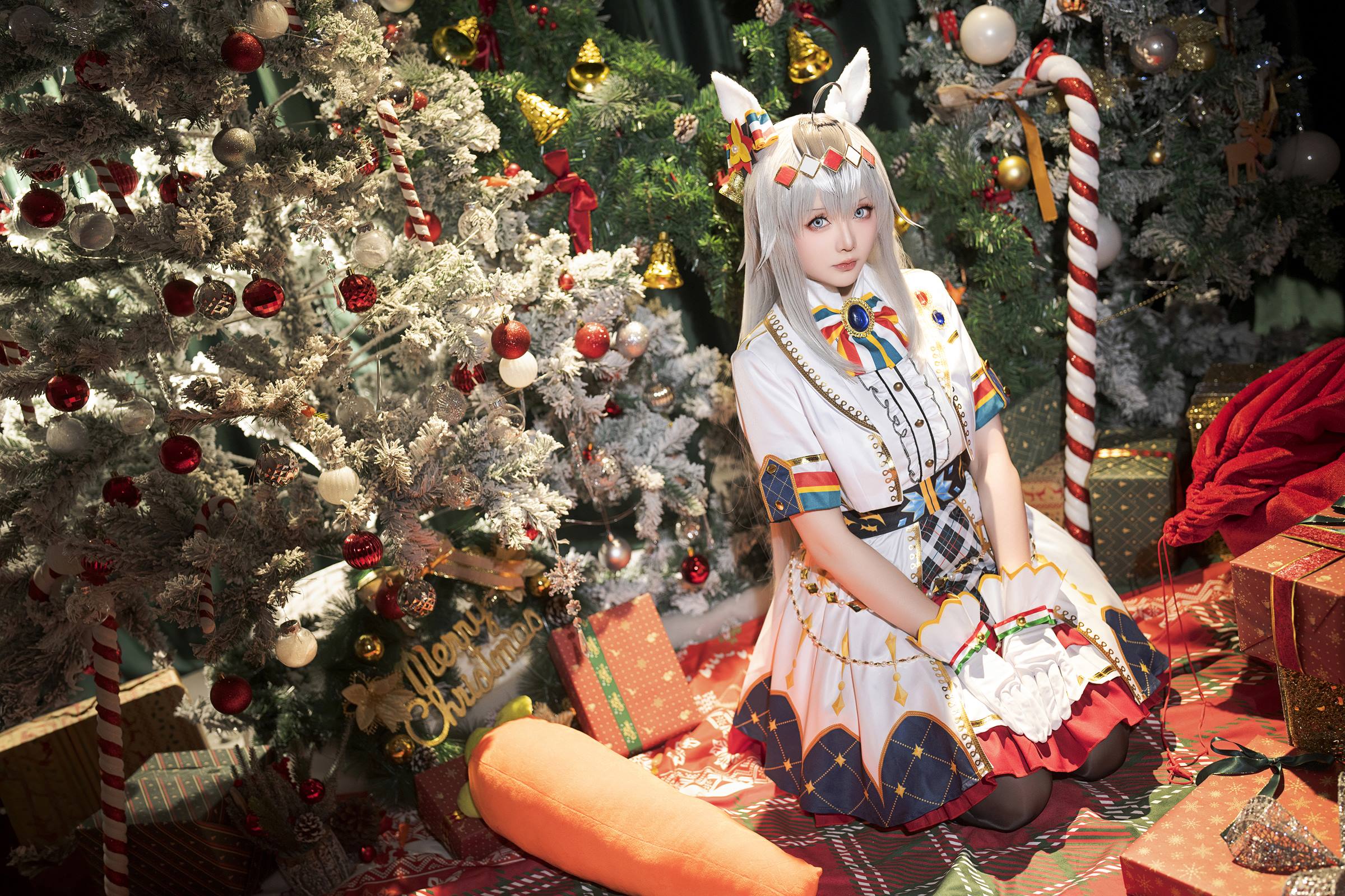 图片[15]-星之迟迟 2023年12月计划赠品 赛马娘 小栗帽 圣诞衣装 [48P] – 速更版-美库