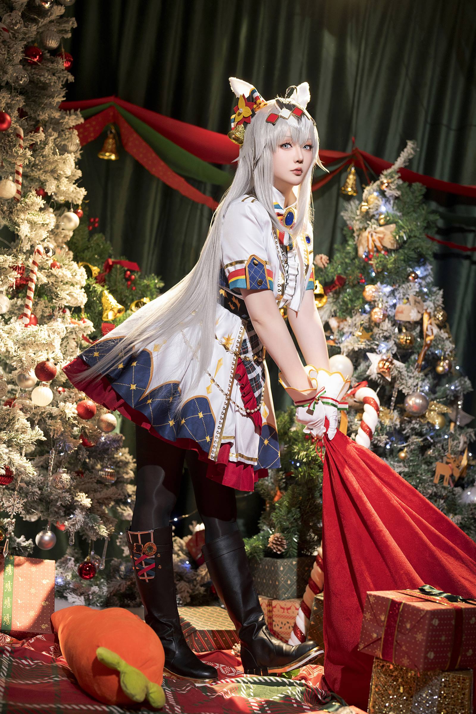 图片[17]-星之迟迟 2023年12月计划赠品 赛马娘 小栗帽 圣诞衣装 [48P] – 速更版-美库