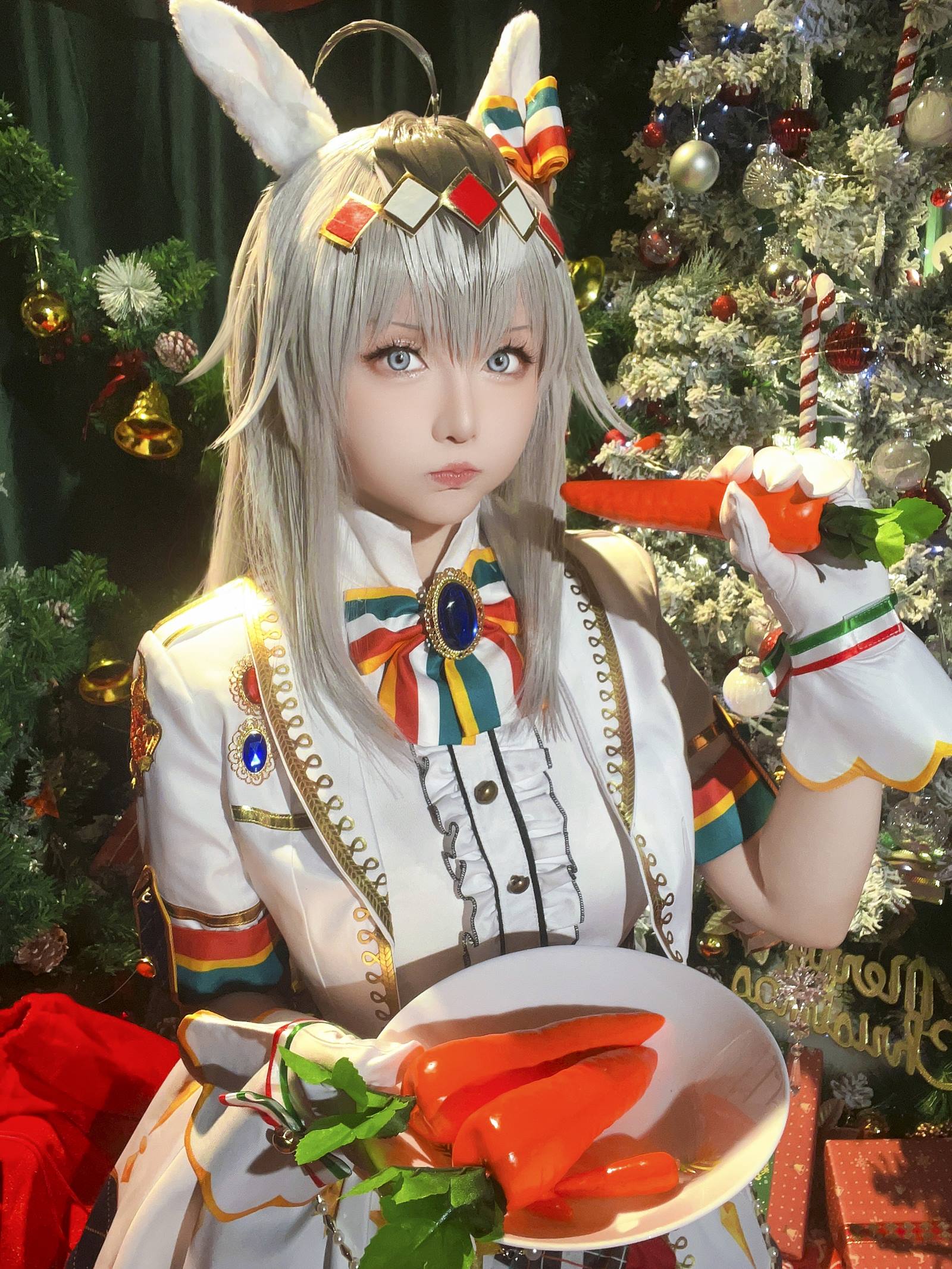 图片[41]-星之迟迟 2023年12月计划赠品 赛马娘 小栗帽 圣诞衣装 [48P] – 速更版-美库