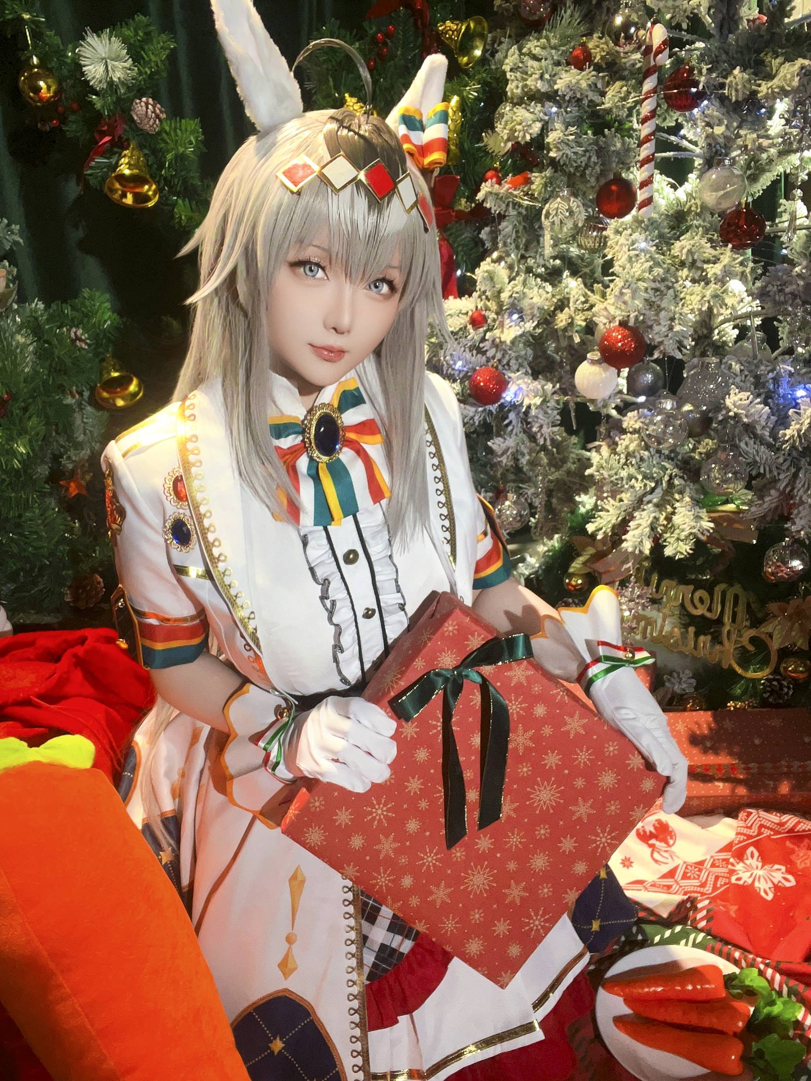 图片[46]-星之迟迟 2023年12月计划赠品 赛马娘 小栗帽 圣诞衣装 [48P] – 速更版-美库