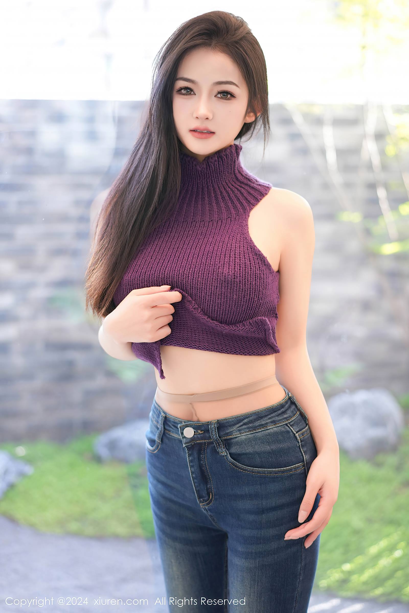 [Xiuren秀人网]2024.01.05 NO.7918 谭小灵 美女的肉丝牛仔裤 [11+1P] - 速更版-艺库