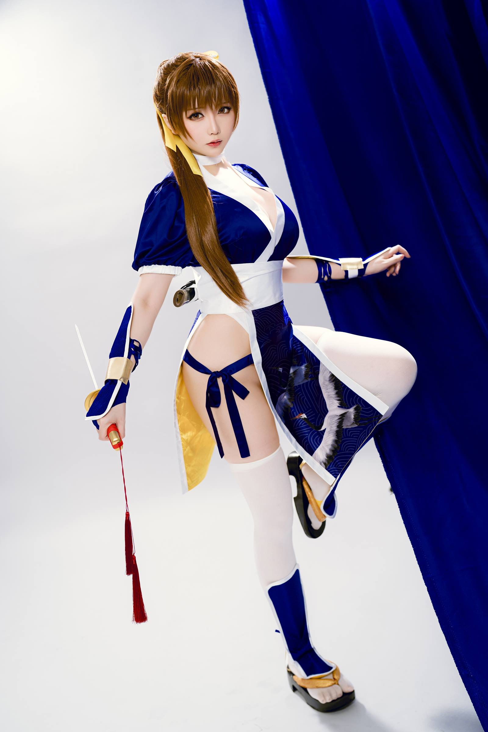 图片[10]-网紅Coser@星之迟迟  死或生 霞[19P] – 速更版-美库