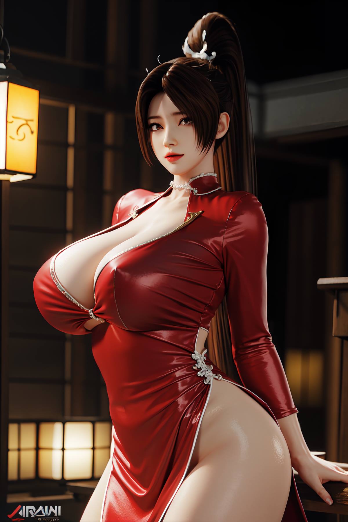 图片[14]-AI绘画 093 不知火舞 红色晚礼服[108P] – 速更版-美库