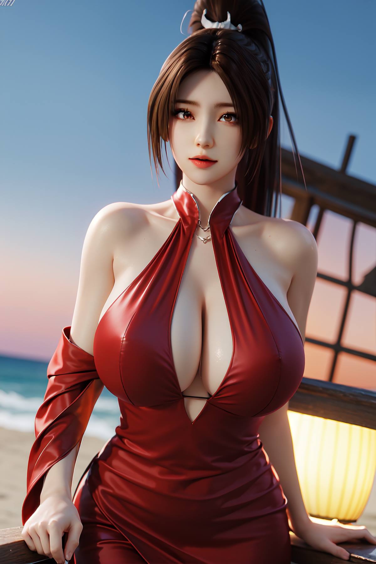 图片[16]-AI绘画 093 不知火舞 红色晚礼服[108P] – 速更版-美库