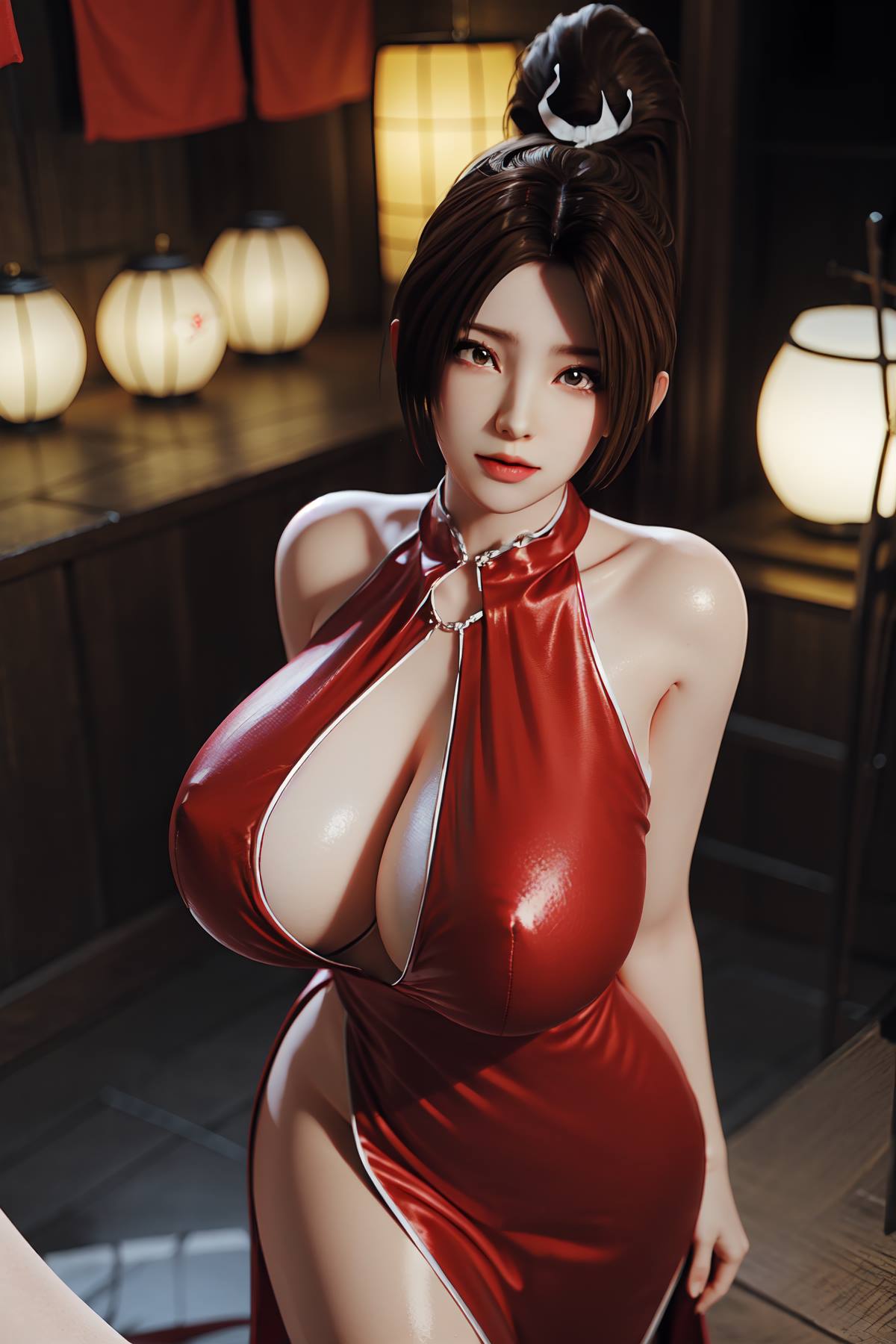 图片[53]-AI绘画 093 不知火舞 红色晚礼服[108P] – 速更版-美库