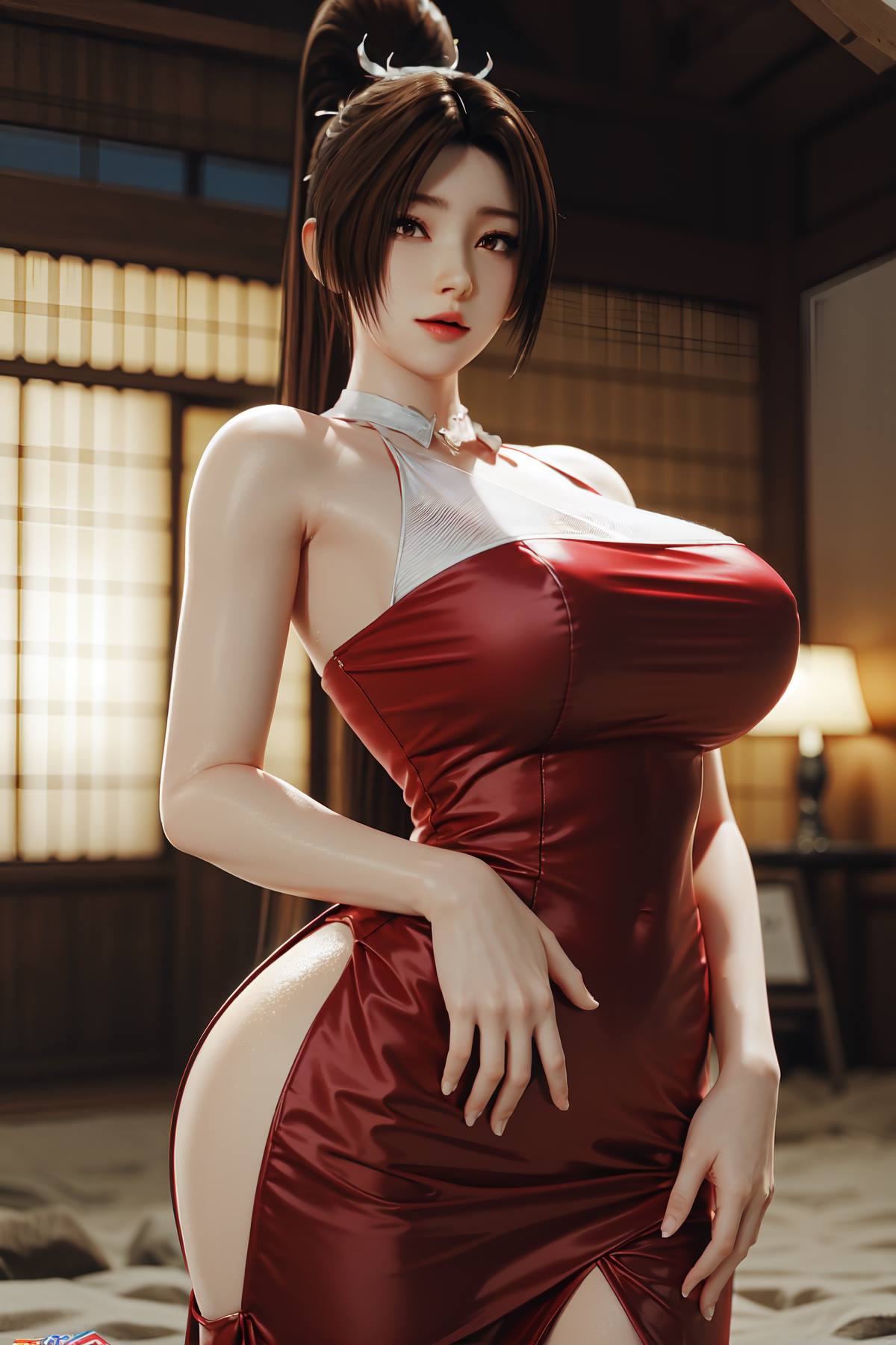 图片[60]-AI绘画 093 不知火舞 红色晚礼服[108P] – 速更版-美库