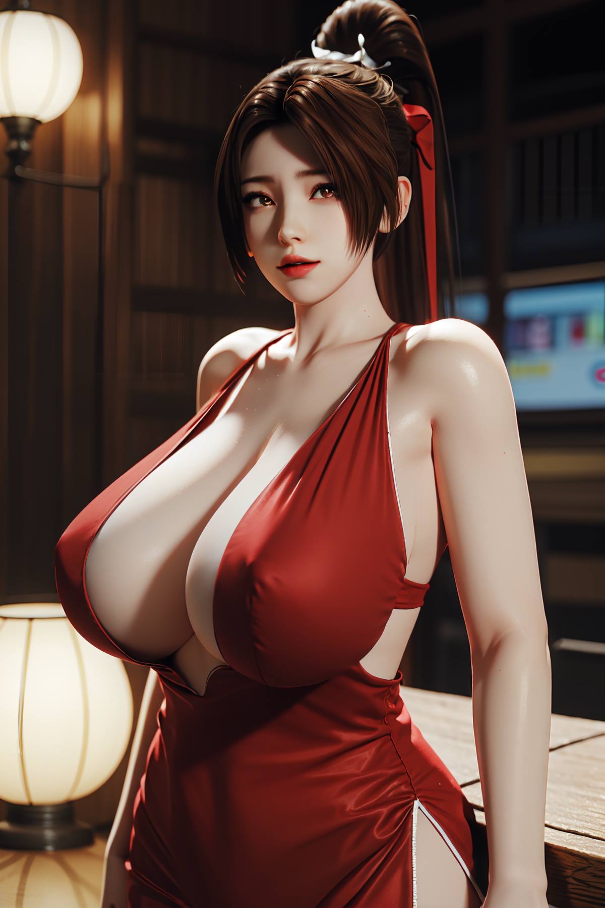 图片[74]-AI绘画 093 不知火舞 红色晚礼服[108P] – 速更版-美库