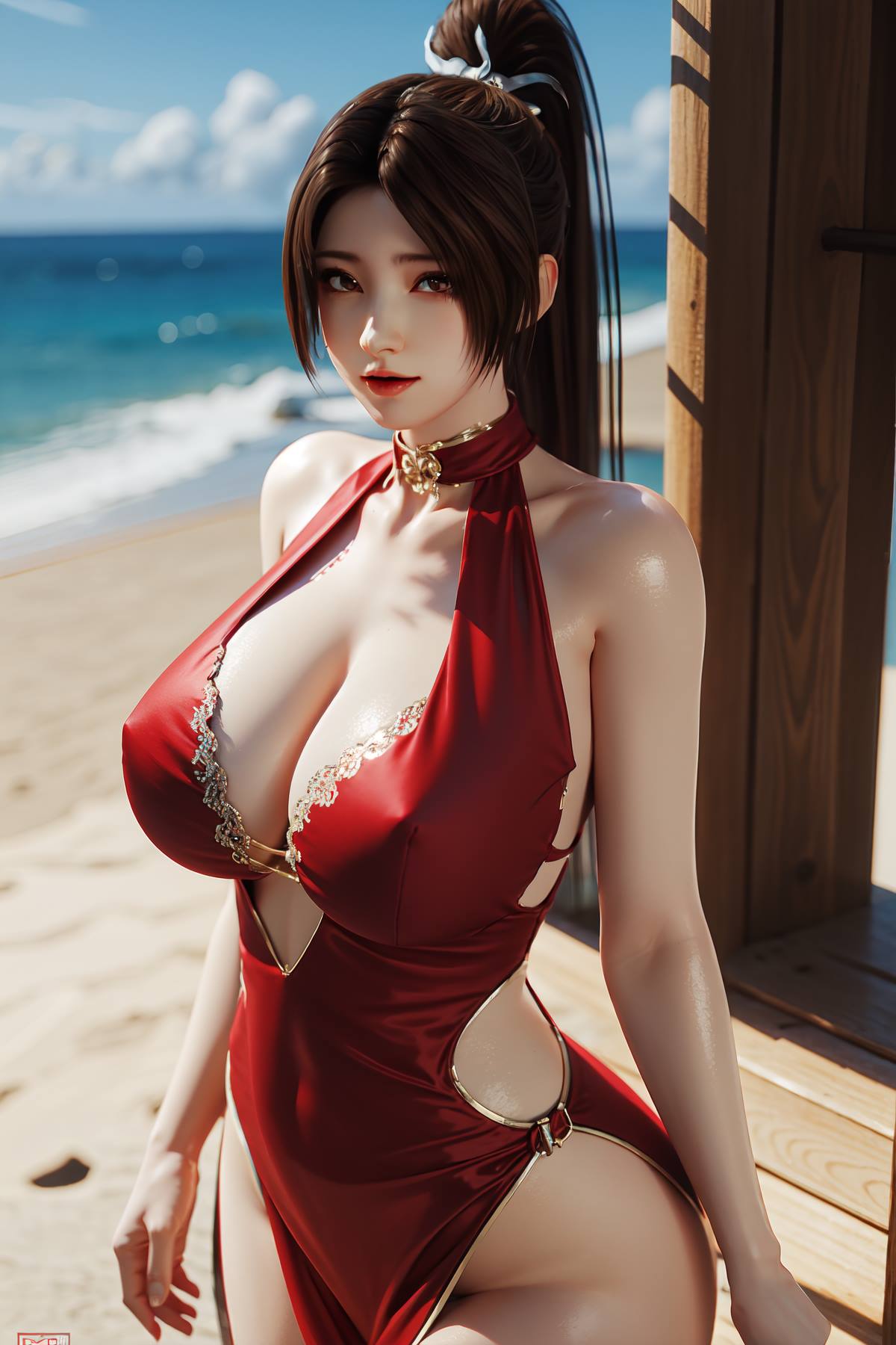 图片[75]-AI绘画 093 不知火舞 红色晚礼服[108P] – 速更版-美库