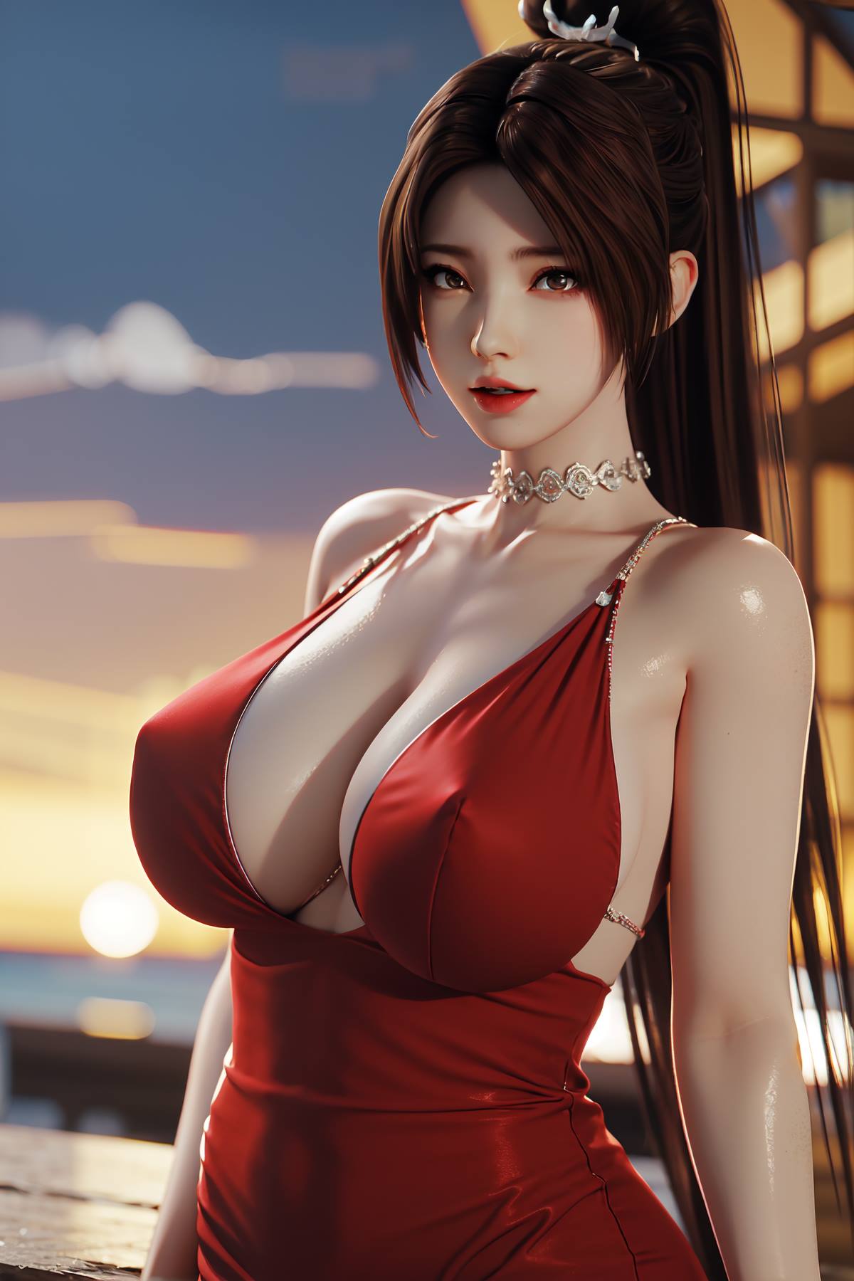 图片[76]-AI绘画 093 不知火舞 红色晚礼服[108P] – 速更版-美库