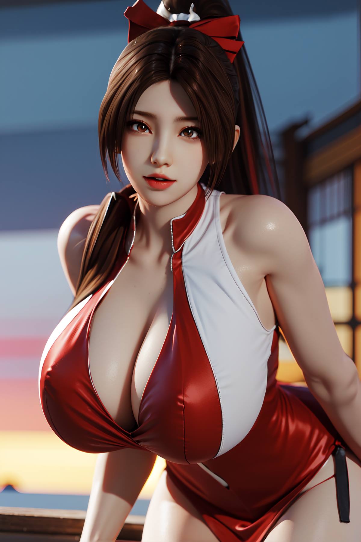 图片[77]-AI绘画 093 不知火舞 红色晚礼服[108P] – 速更版-美库