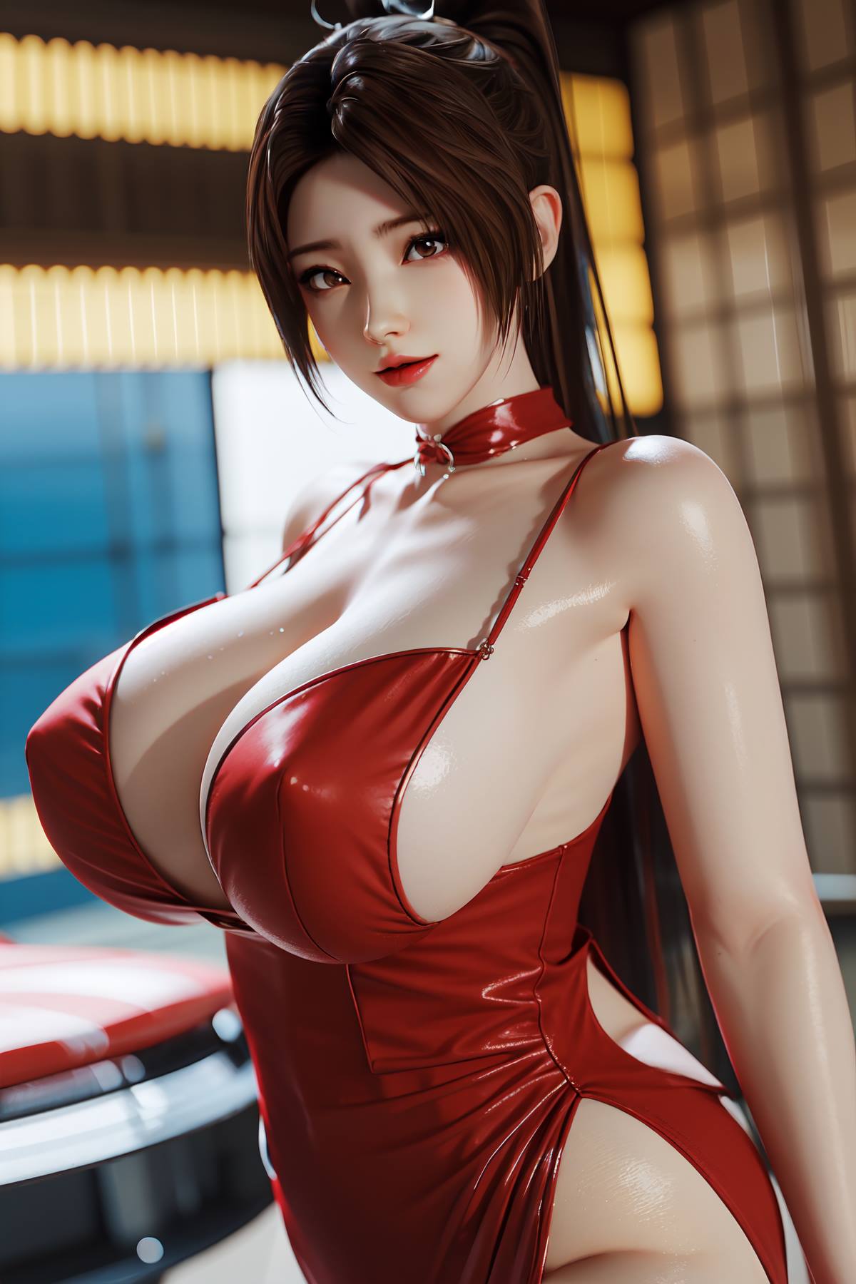 图片[87]-AI绘画 093 不知火舞 红色晚礼服[108P] – 速更版-美库