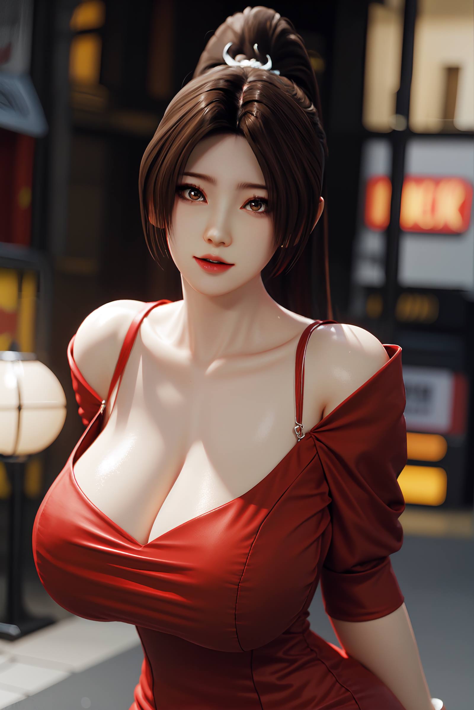 图片[92]-AI绘画 093 不知火舞 红色晚礼服[108P] – 速更版-美库