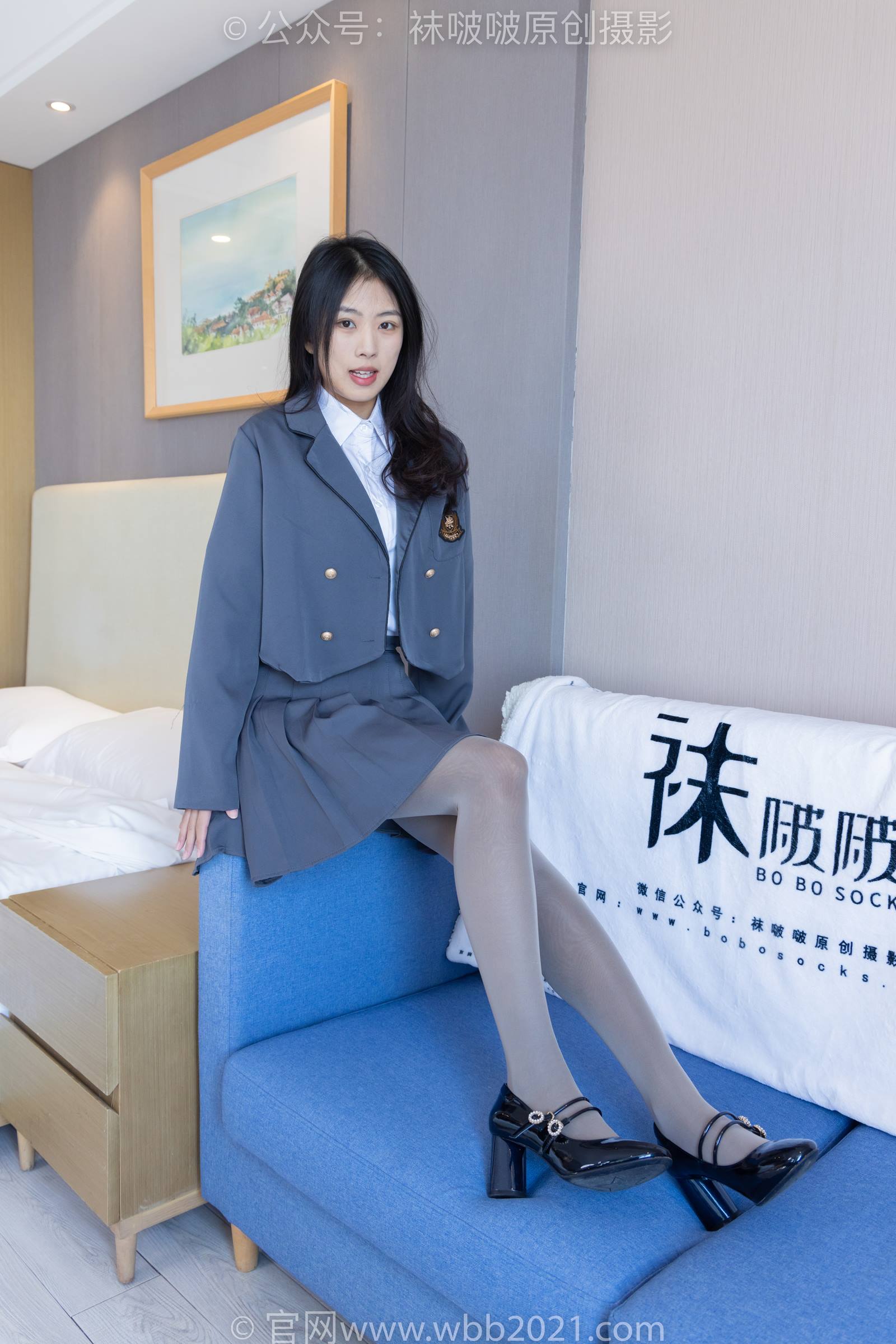 图片[18]-[BoBoSocks袜啵啵]NO.312 奶油-高跟鞋、黑丝打底、肉丝[160P] – 速更版-美库