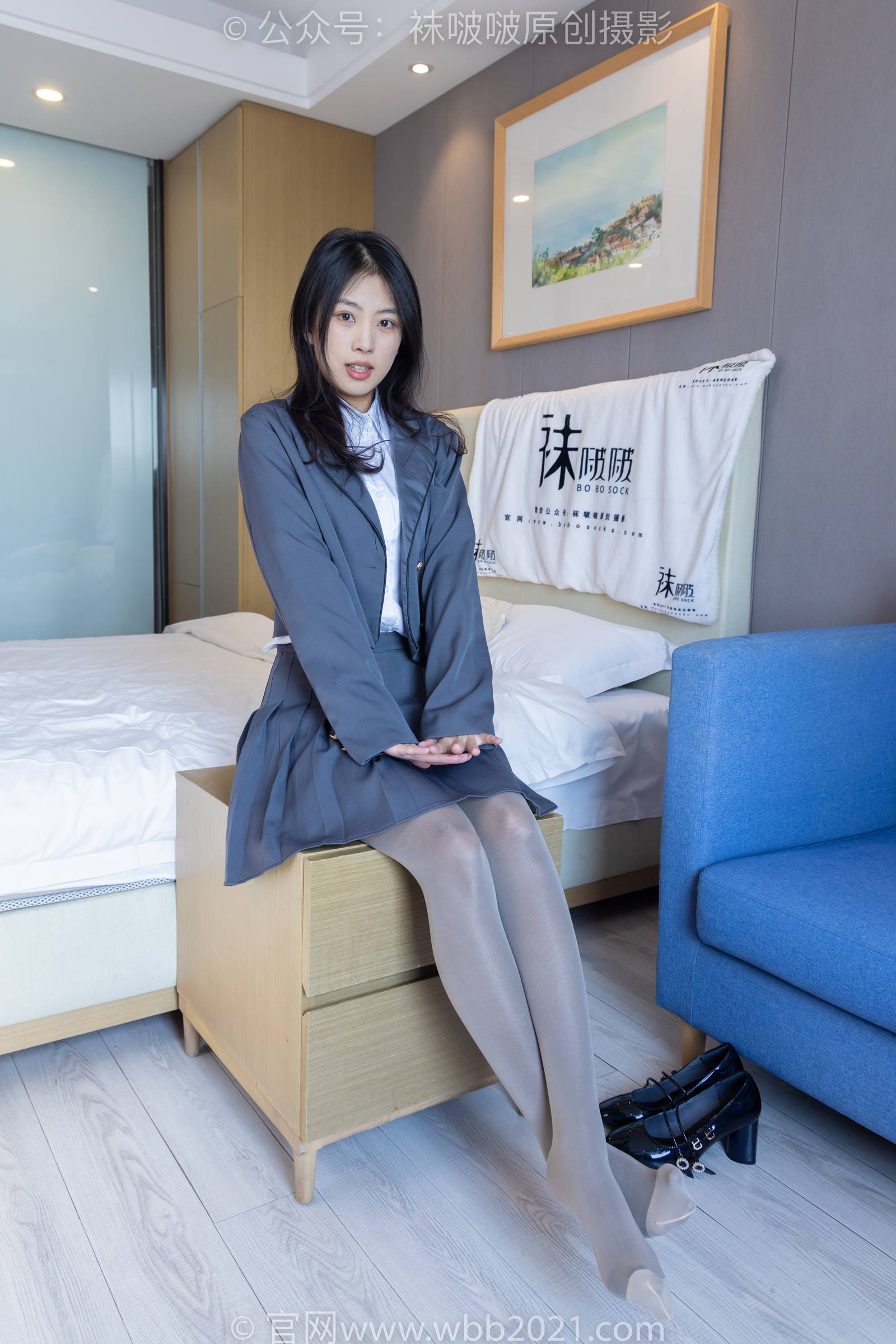 图片[140]-[BoBoSocks袜啵啵]NO.312 奶油-高跟鞋、黑丝打底、肉丝[160P] – 速更版-美库