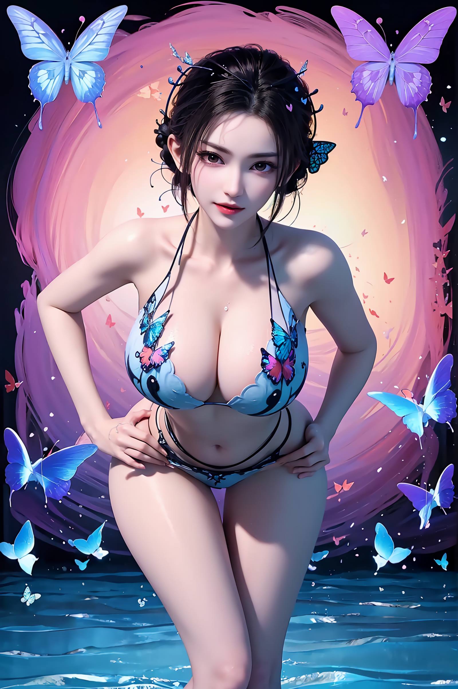 图片[23]-AI绘画 095 少年歌行-李寒衣唯美蝴蝶[42P] – 速更版-美库