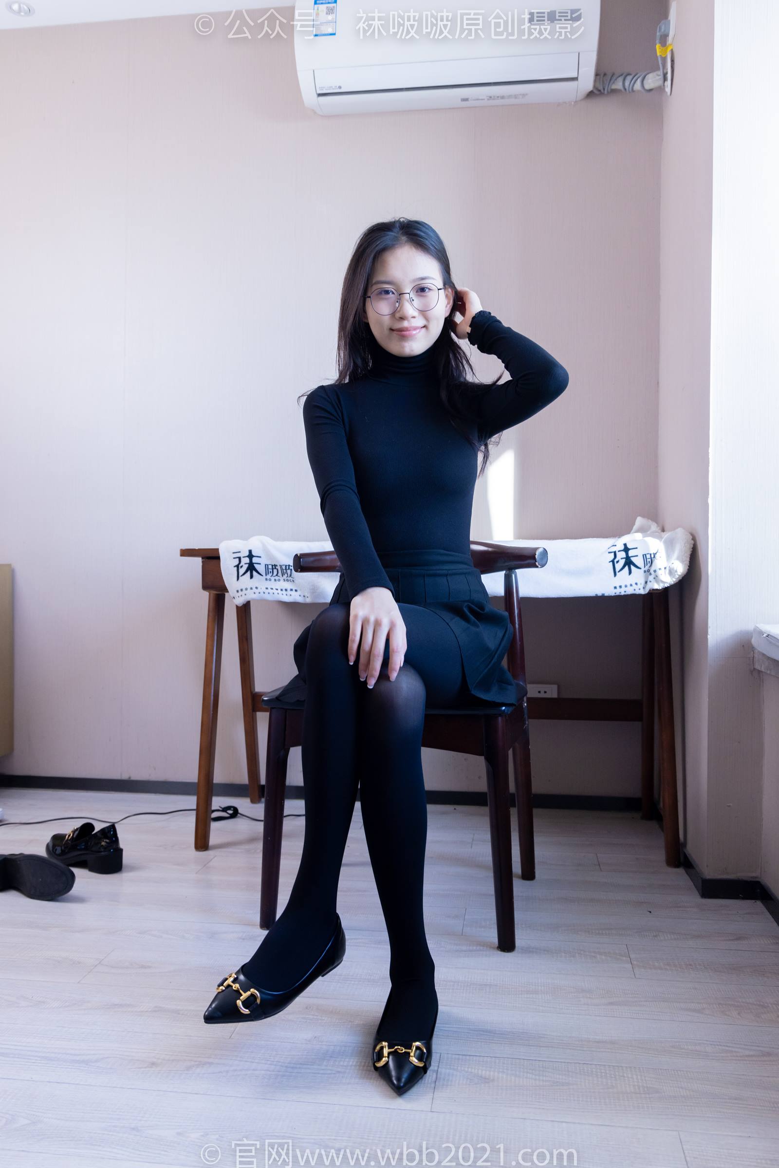 图片[10]-[BoBoSocks袜啵啵]NO.313 芝士-皮鞋、平底鞋、厚黑丝、厚黑丝大腿袜[150P] – 速更版-美库