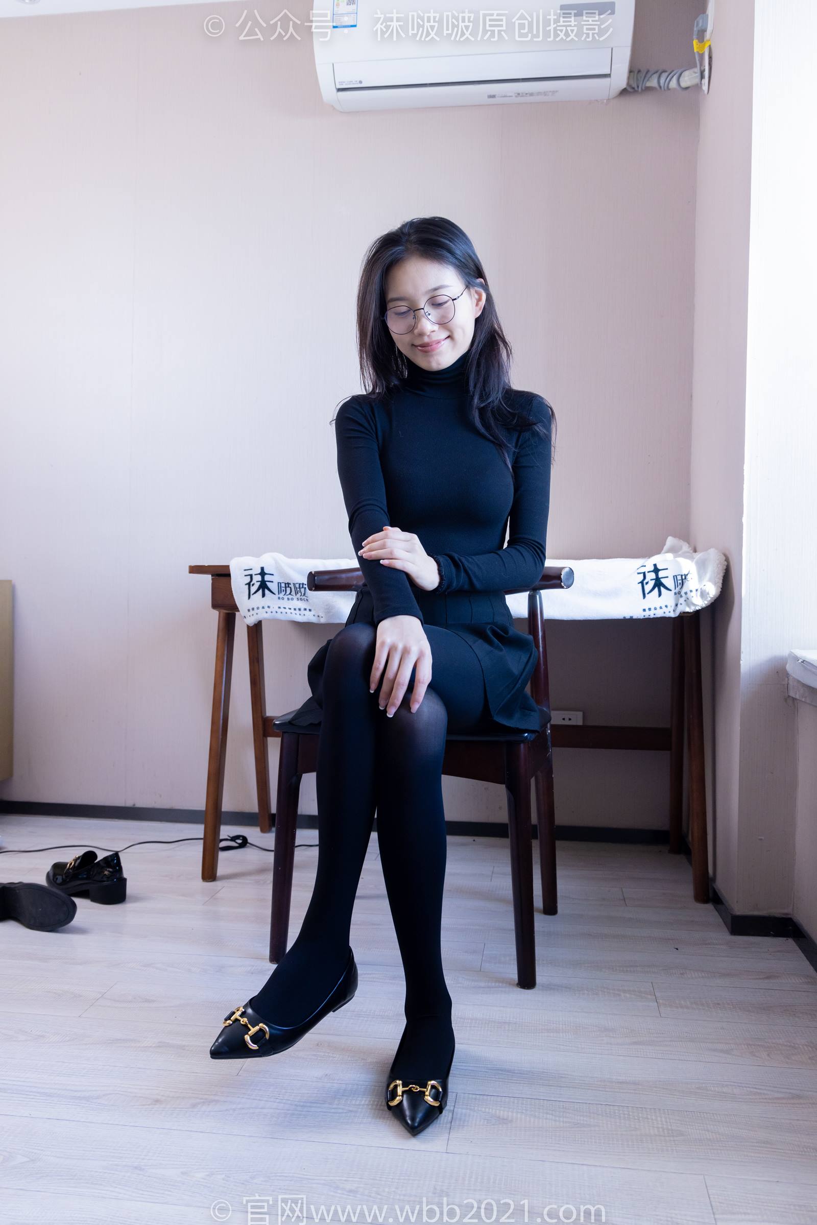 图片[11]-[BoBoSocks袜啵啵]NO.313 芝士-皮鞋、平底鞋、厚黑丝、厚黑丝大腿袜[150P] – 速更版-美库