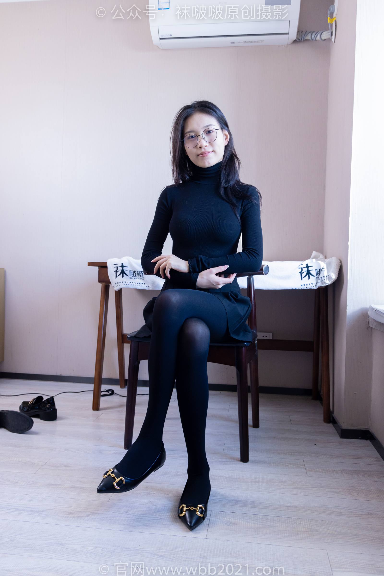 图片[12]-[BoBoSocks袜啵啵]NO.313 芝士-皮鞋、平底鞋、厚黑丝、厚黑丝大腿袜[150P] – 速更版-美库